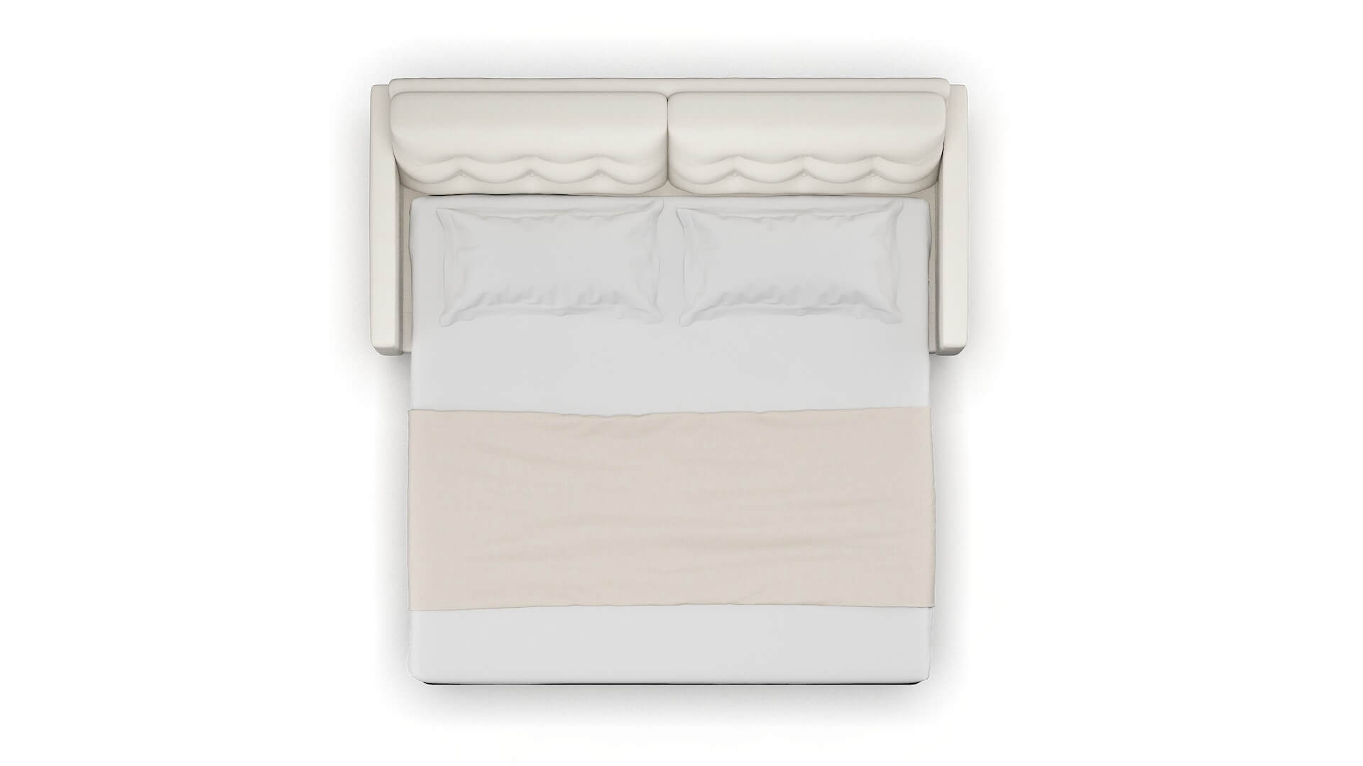 Oslo Chance Bone Sofa Sleeper Espresso legs 3