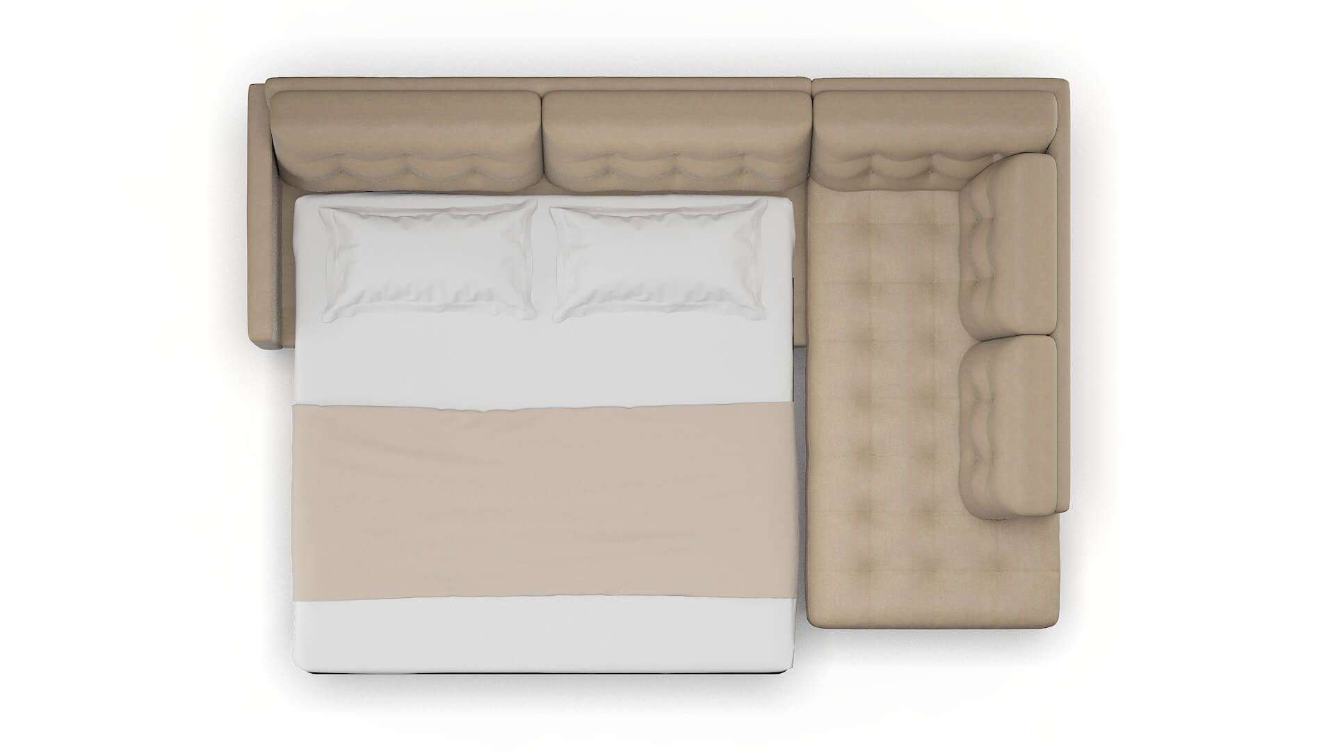 Oslo Chance Platinum Panel Sleeper Espresso legs 3