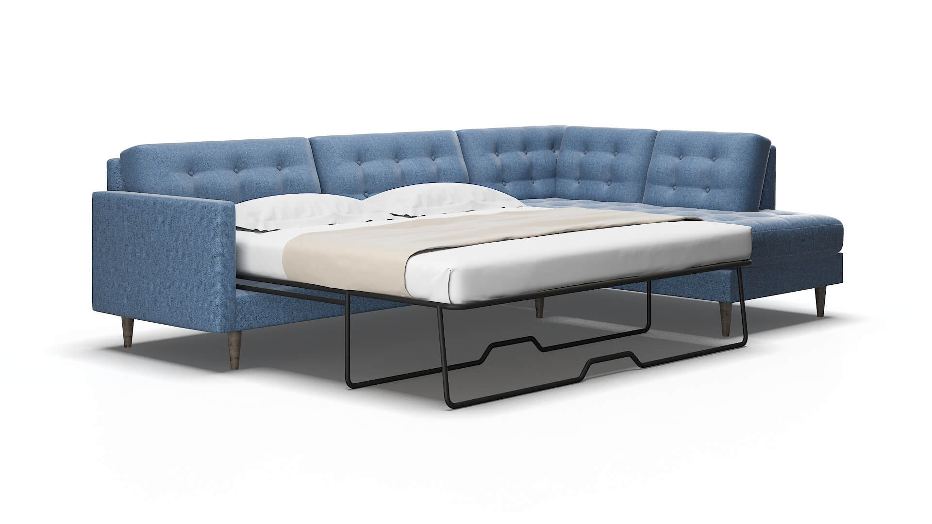 Oslo Clyde deep_ocean Panel sleeper Espresso Legs  2