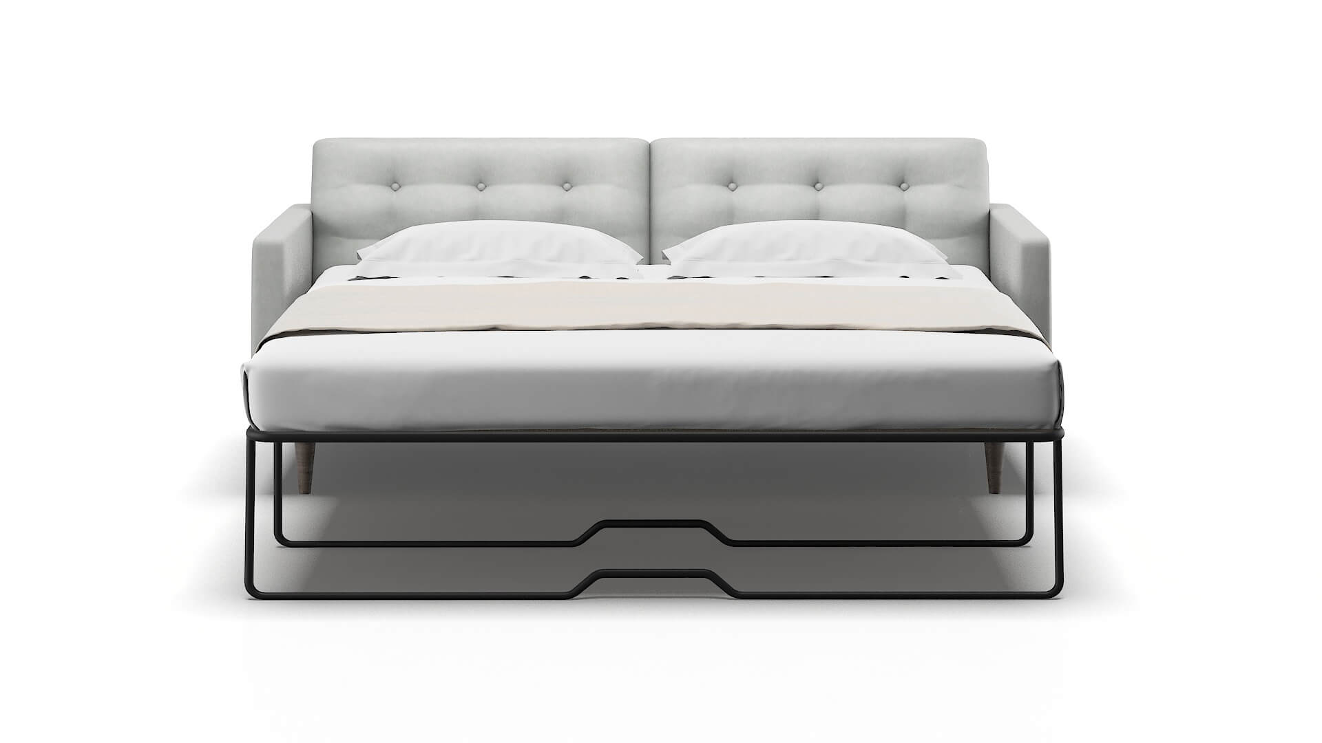 Oslo Dawson Platinum Sofa Sleeper Espresso legs 1