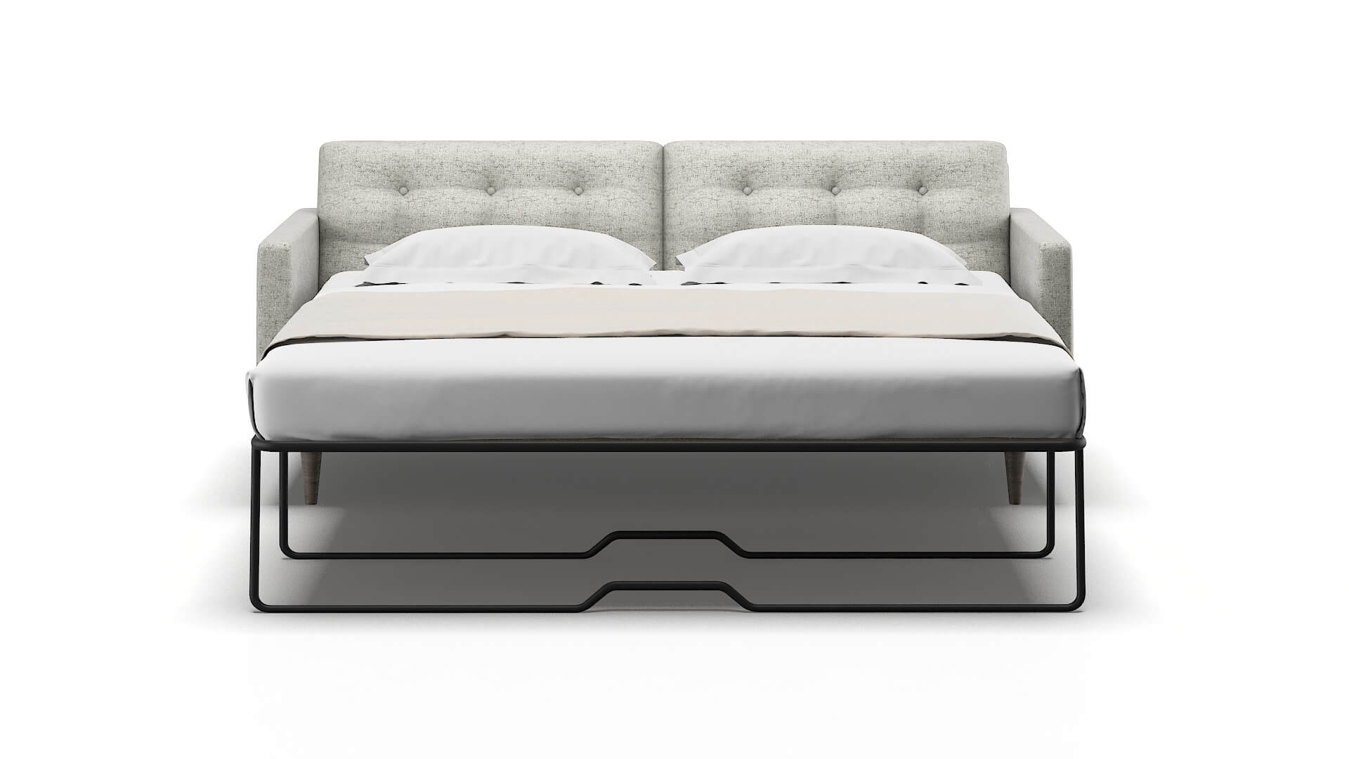 Oslo Derby Ash Sofa Sleeper Espresso legs 1