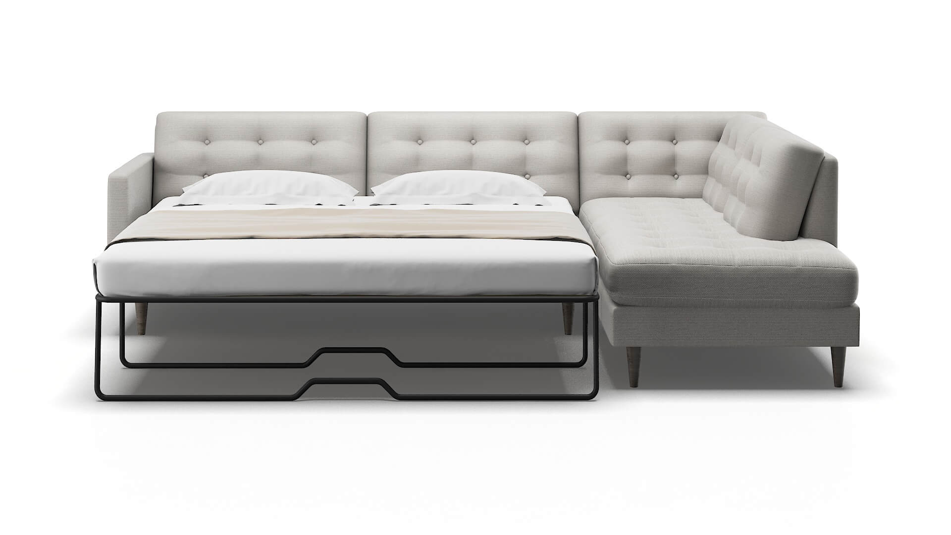 Oslo Derby Grey Panel Sleeper Espresso legs 1