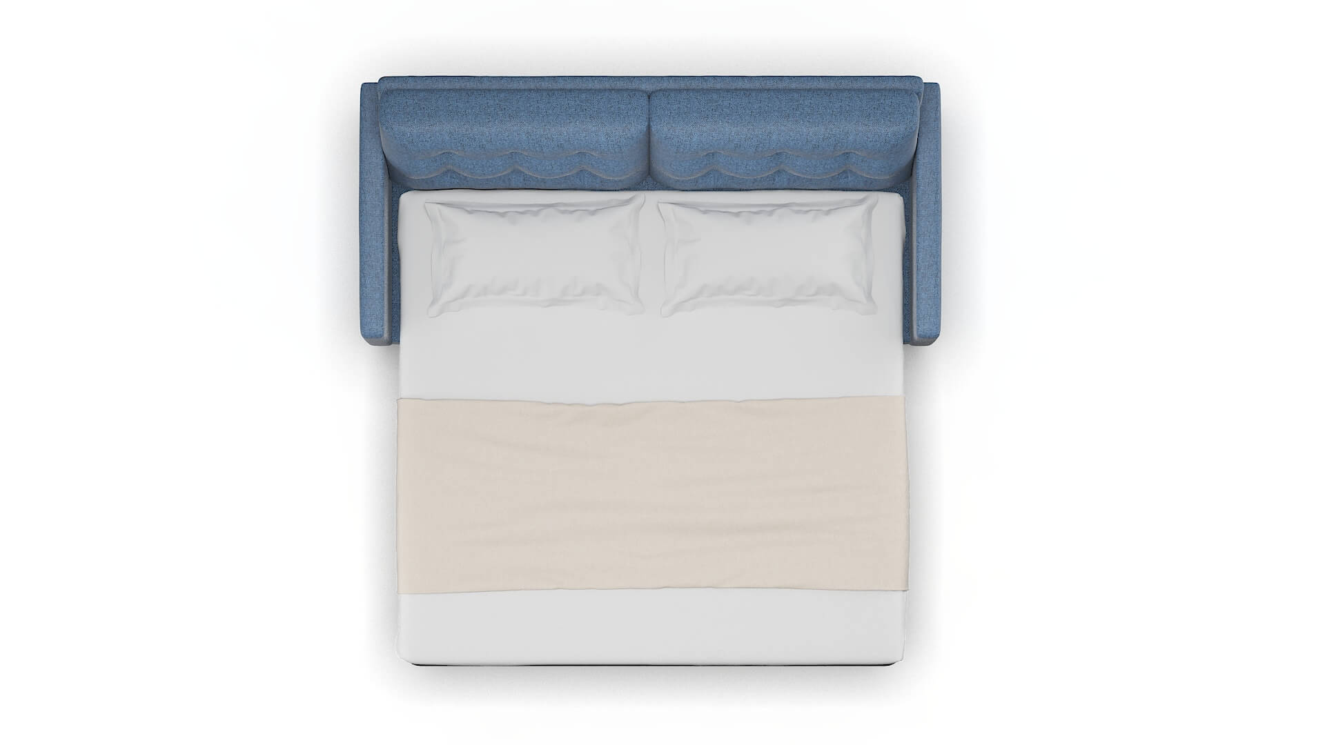 Oslo Derby Navy Sofa Sleeper Espresso legs 3