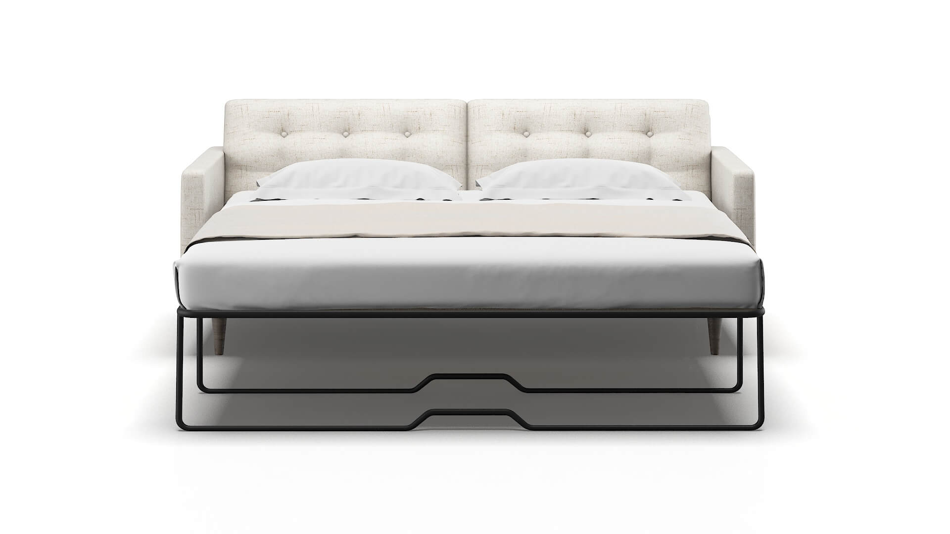 Oslo Derby Taupe Sofa Sleeper Espresso legs 1