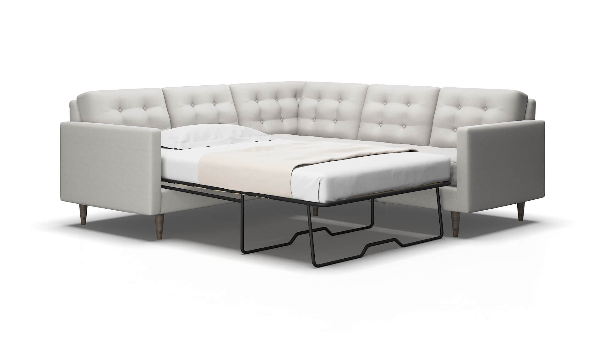 Oslo Dream_d Sterling Sectional Sleeper Espresso legs 2