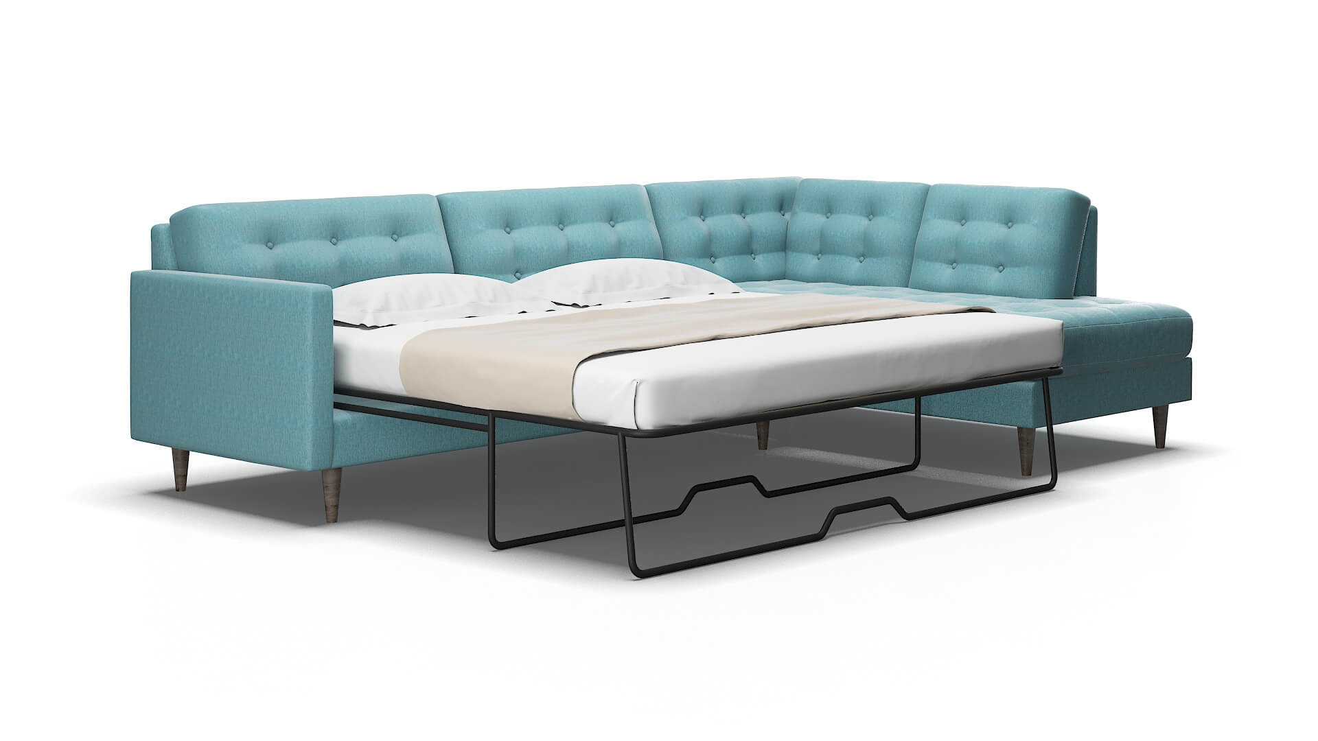 Oslo Durham pine Panel sleeper Espresso Legs  2