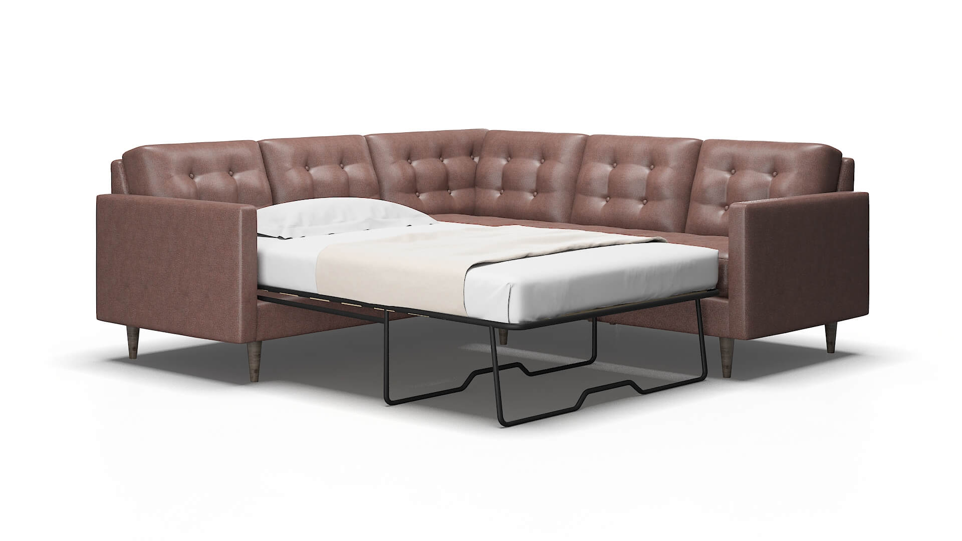 Oslo Ford-brown Sectional sleeper Espresso Legs  2