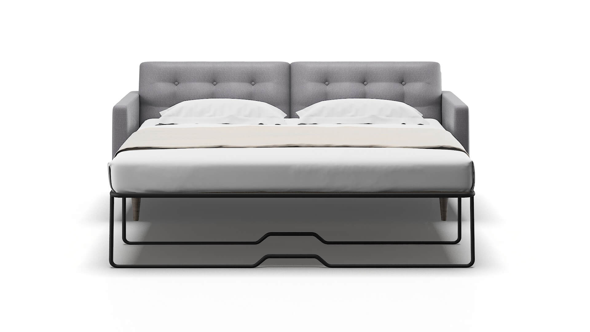 Oslo Insight Denim Sofa Sleeper Espresso legs 1