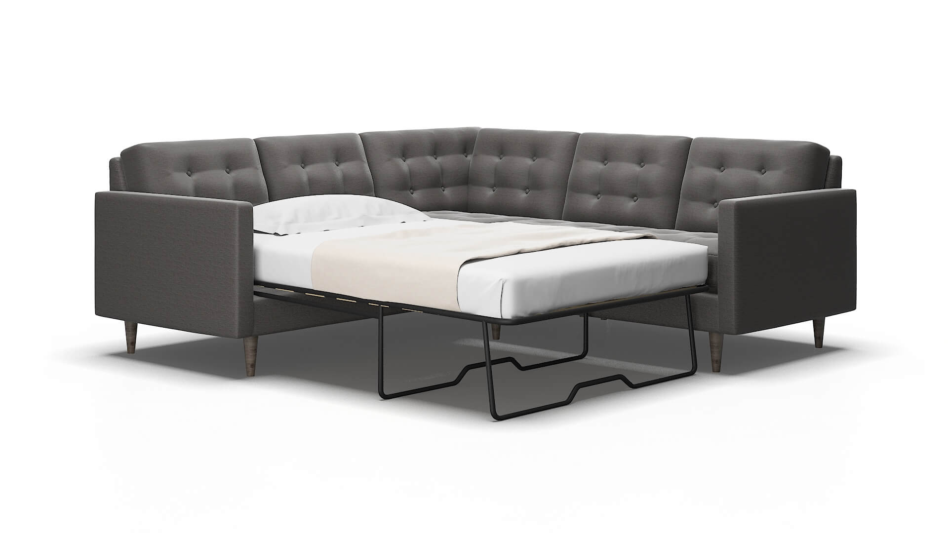 Oslo Insight eclipse Sectional sleeper Espresso Legs  2