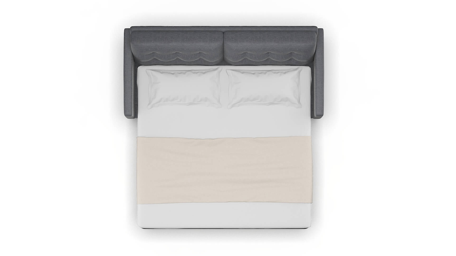 Oslo Keylargo Graphite Sofa Sleeper Espresso legs 3