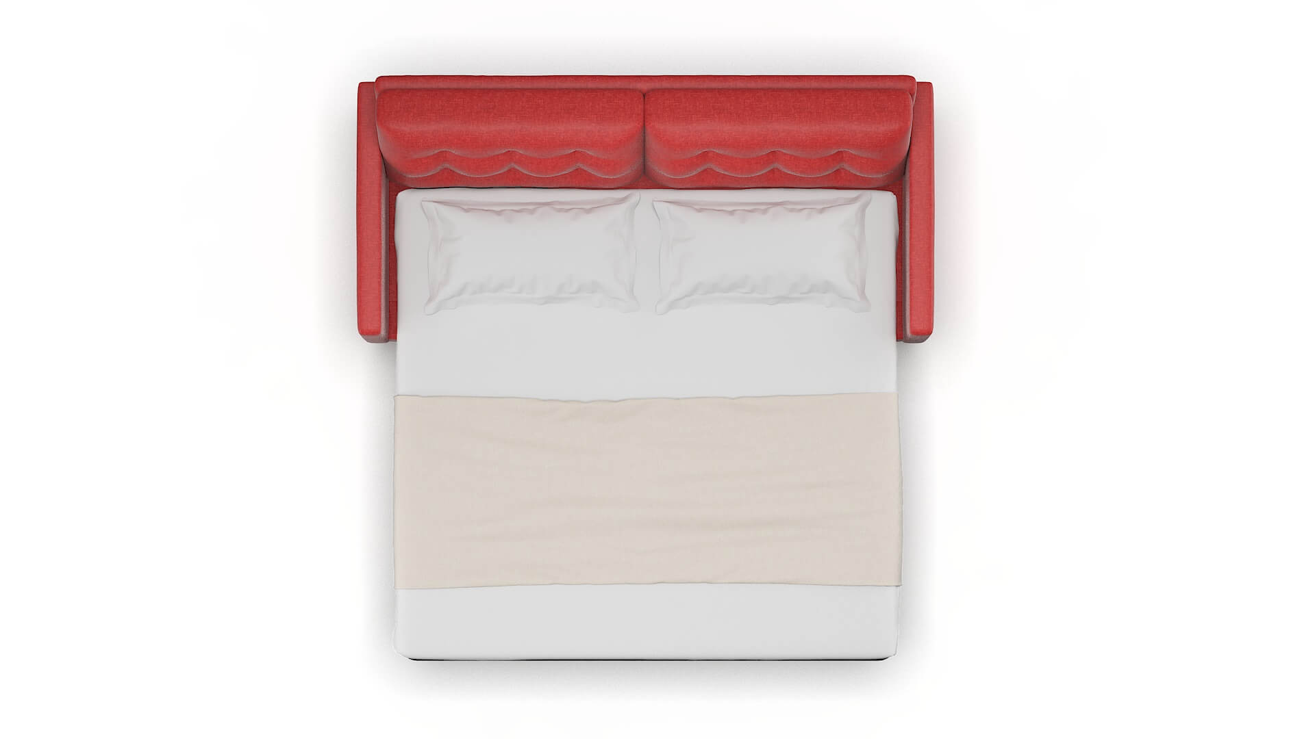 Oslo Leslie Poppy Sofa Sleeper Espresso legs 3