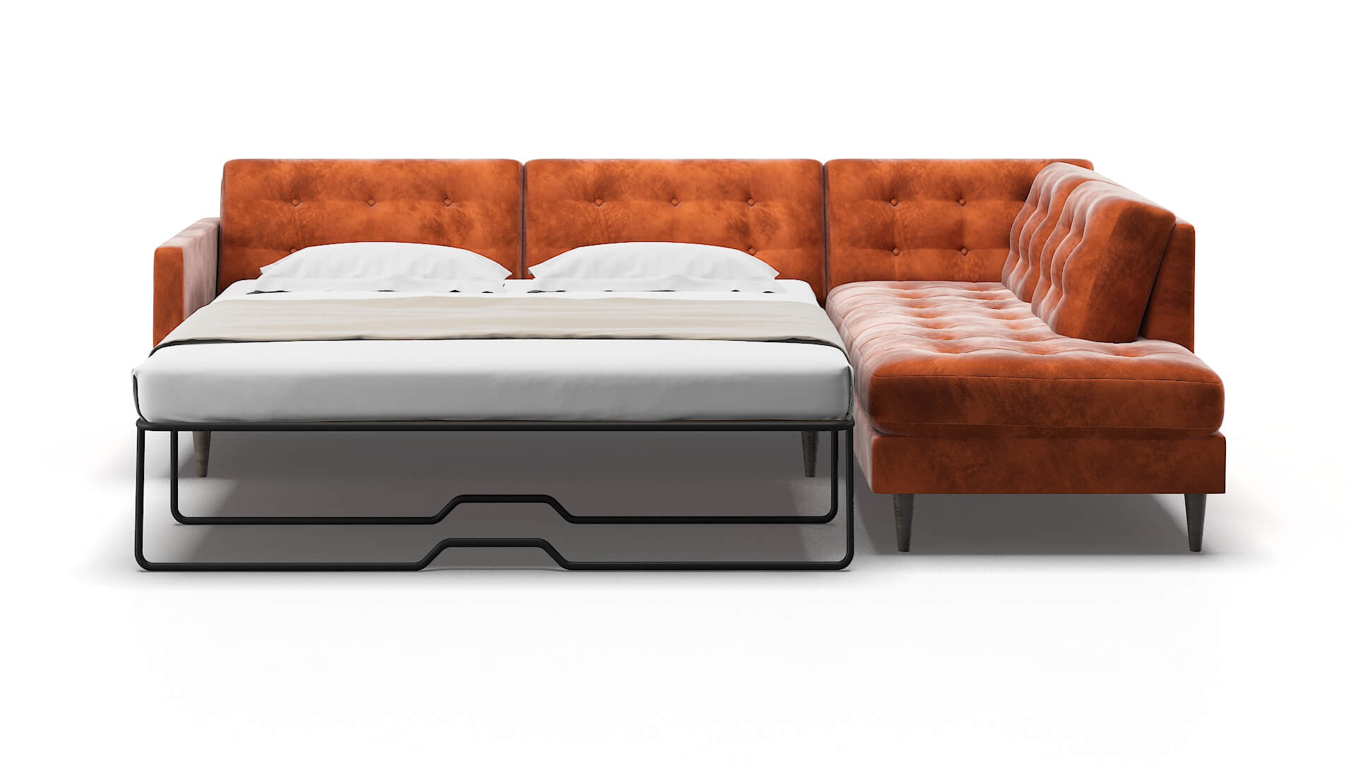 Oslo Loft Copper Panel Sleeper Espresso legs 1