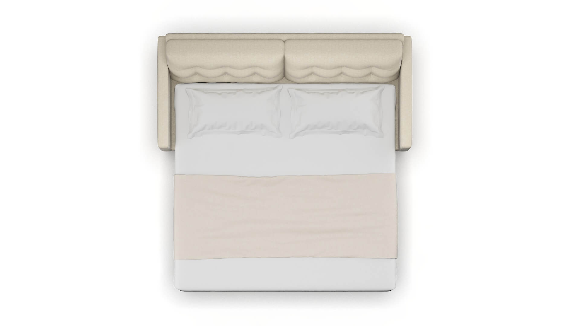 Oslo Malibu Sand Sofa Sleeper Espresso legs 3