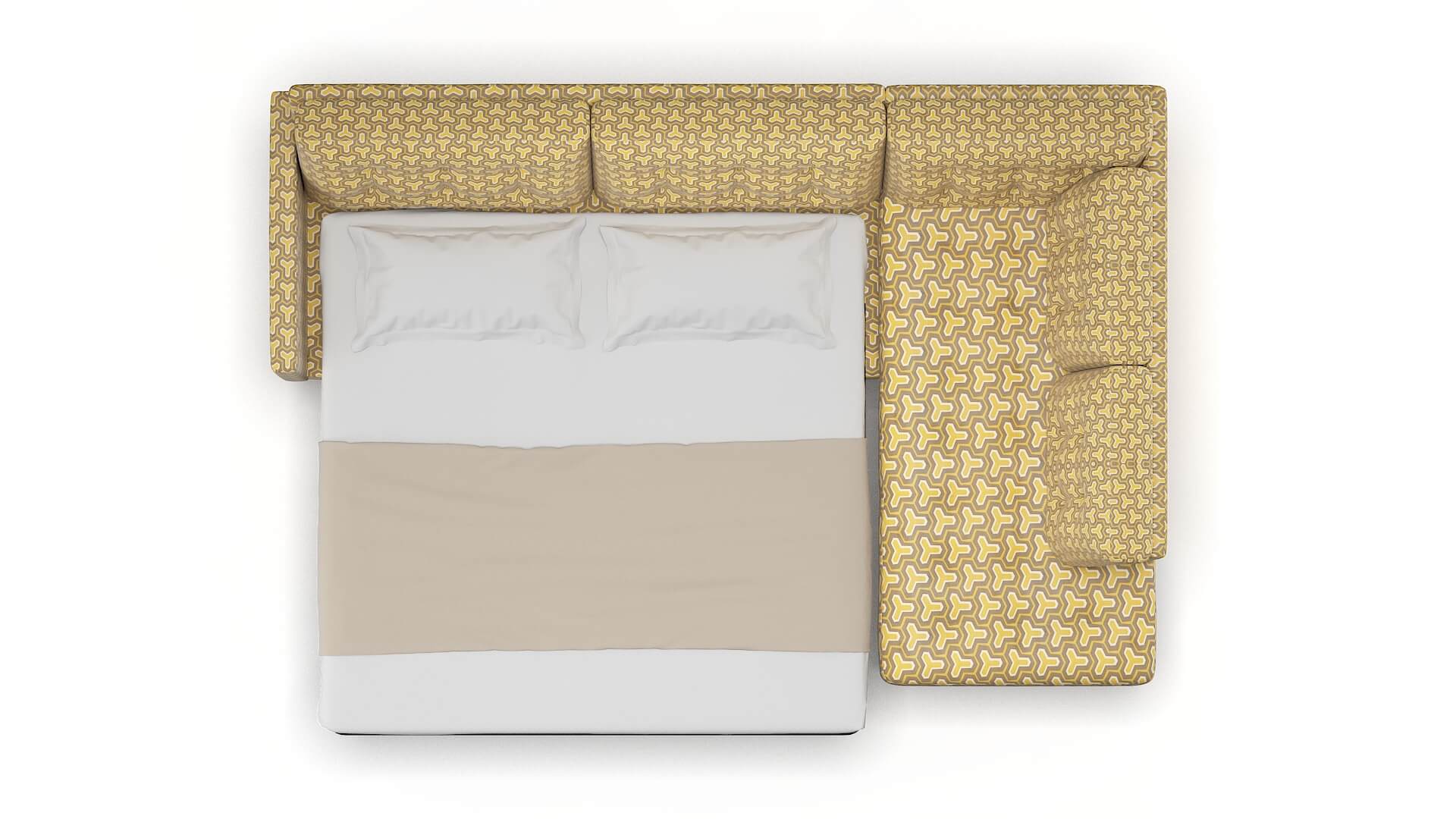 Oslo Merci Dijon Panel Sleeper Espresso legs 3