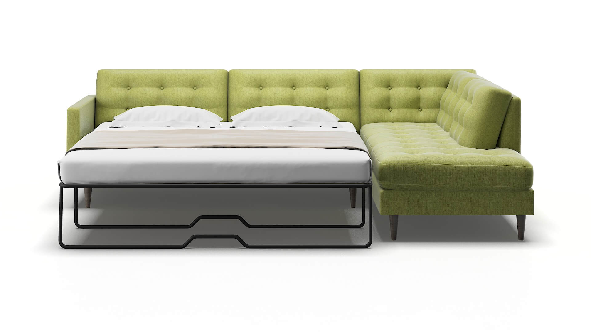 Oslo Notion Appletini Panel Sleeper Espresso legs 1