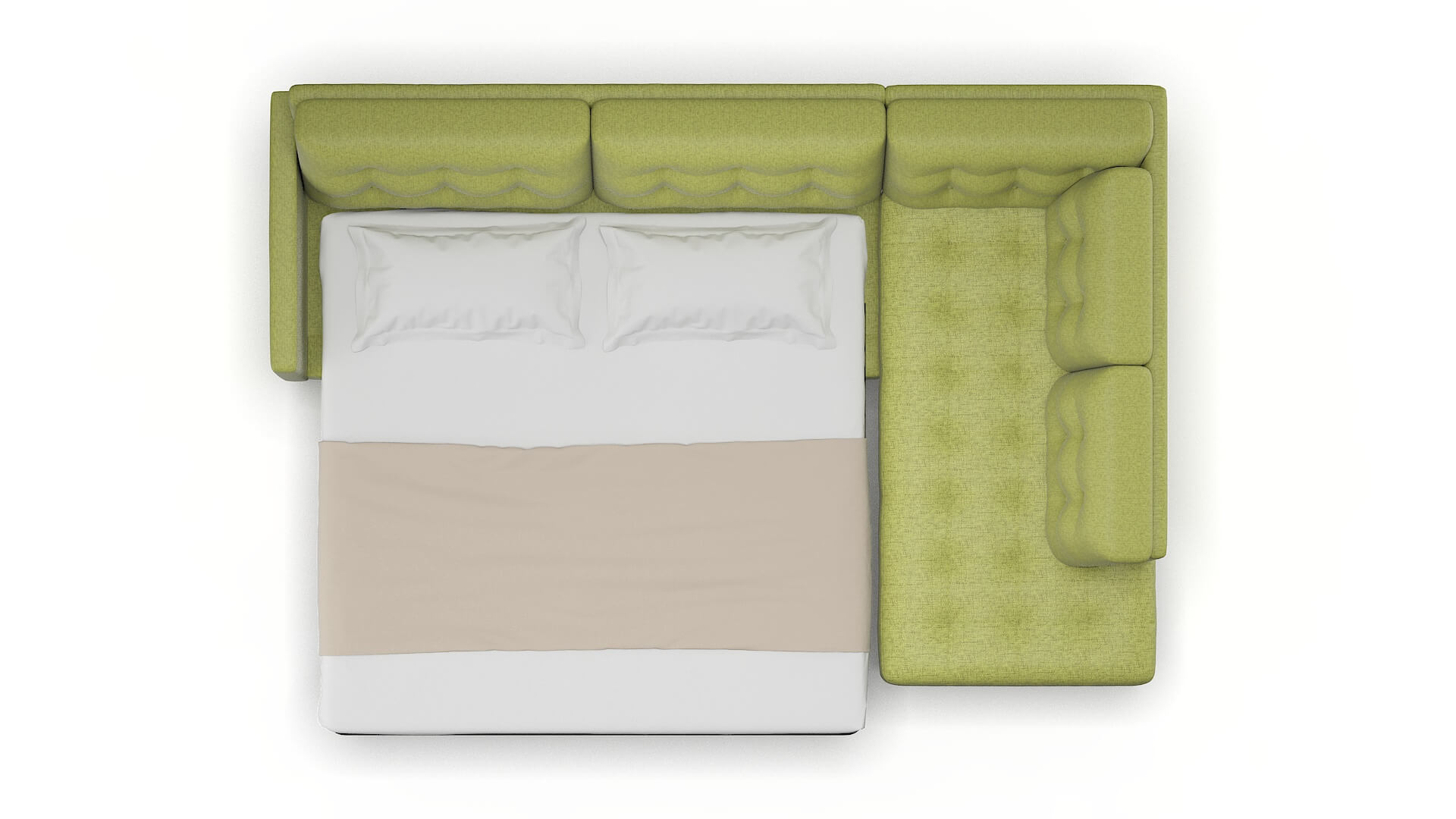 Oslo Notion Appletini Panel Sleeper Espresso legs 3