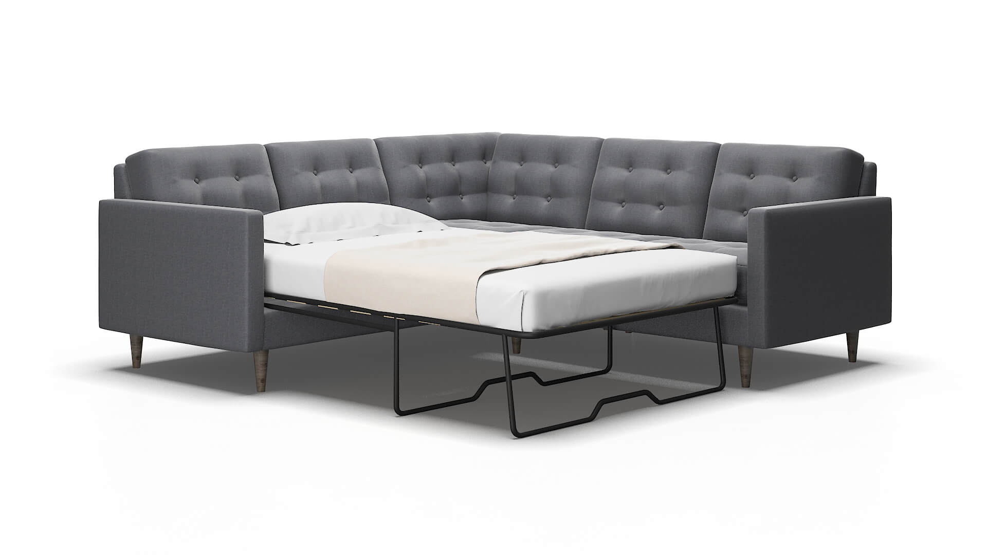 Oslo Notion graphite Sectional sleeper Espresso Legs  2
