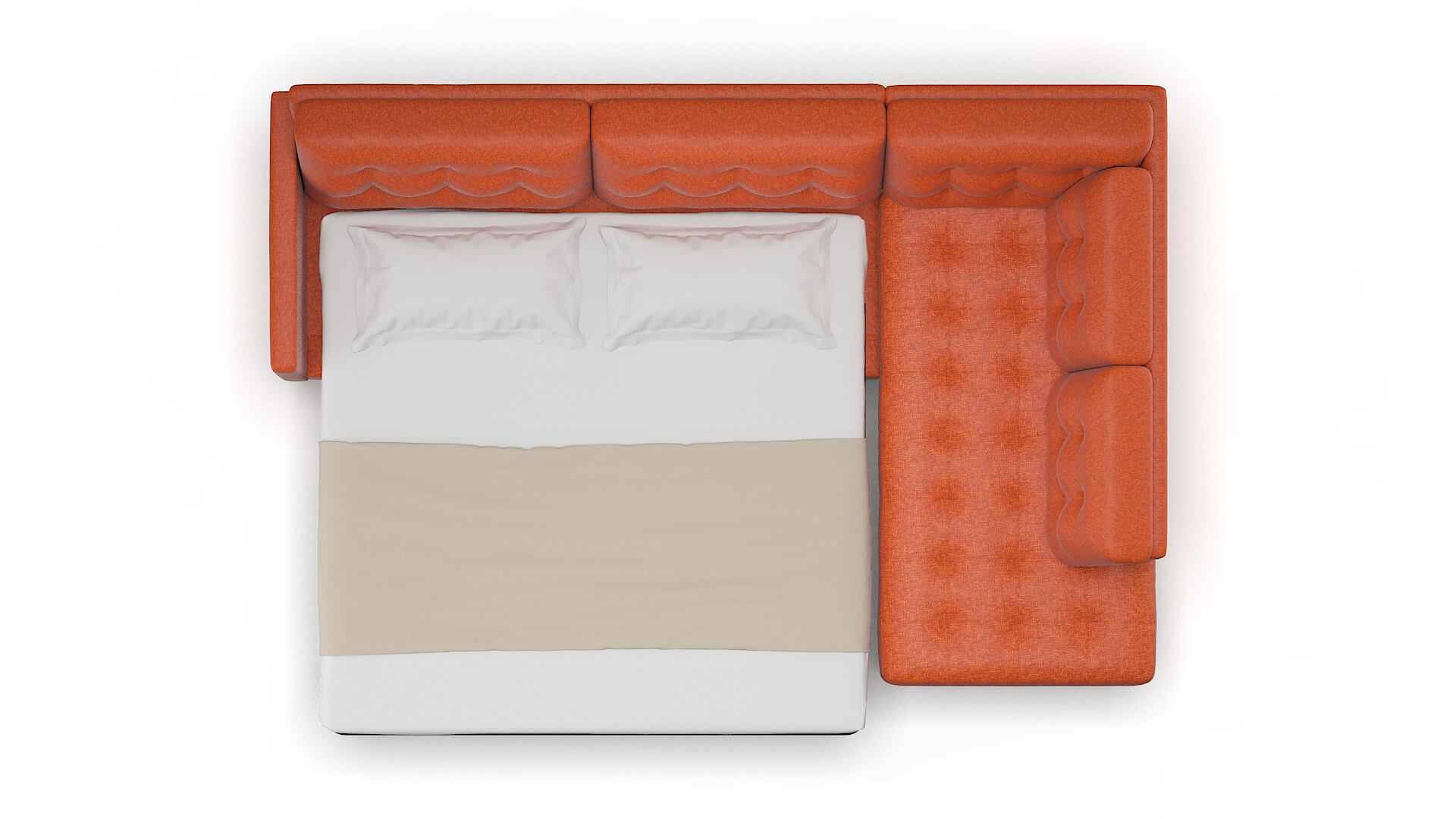 Oslo Notion Tang Panel Sleeper Espresso legs 3