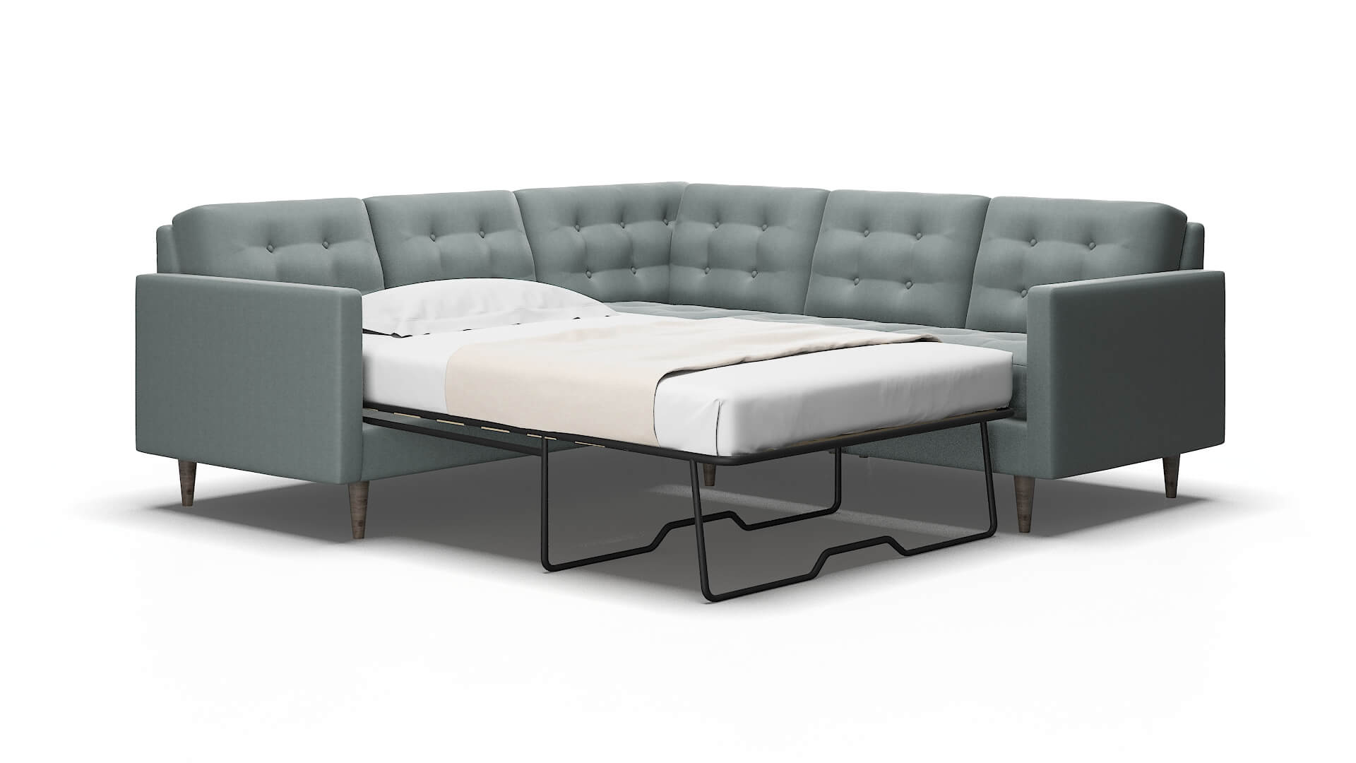 Oslo Oakley baltic Sectional sleeper Espresso Legs  2