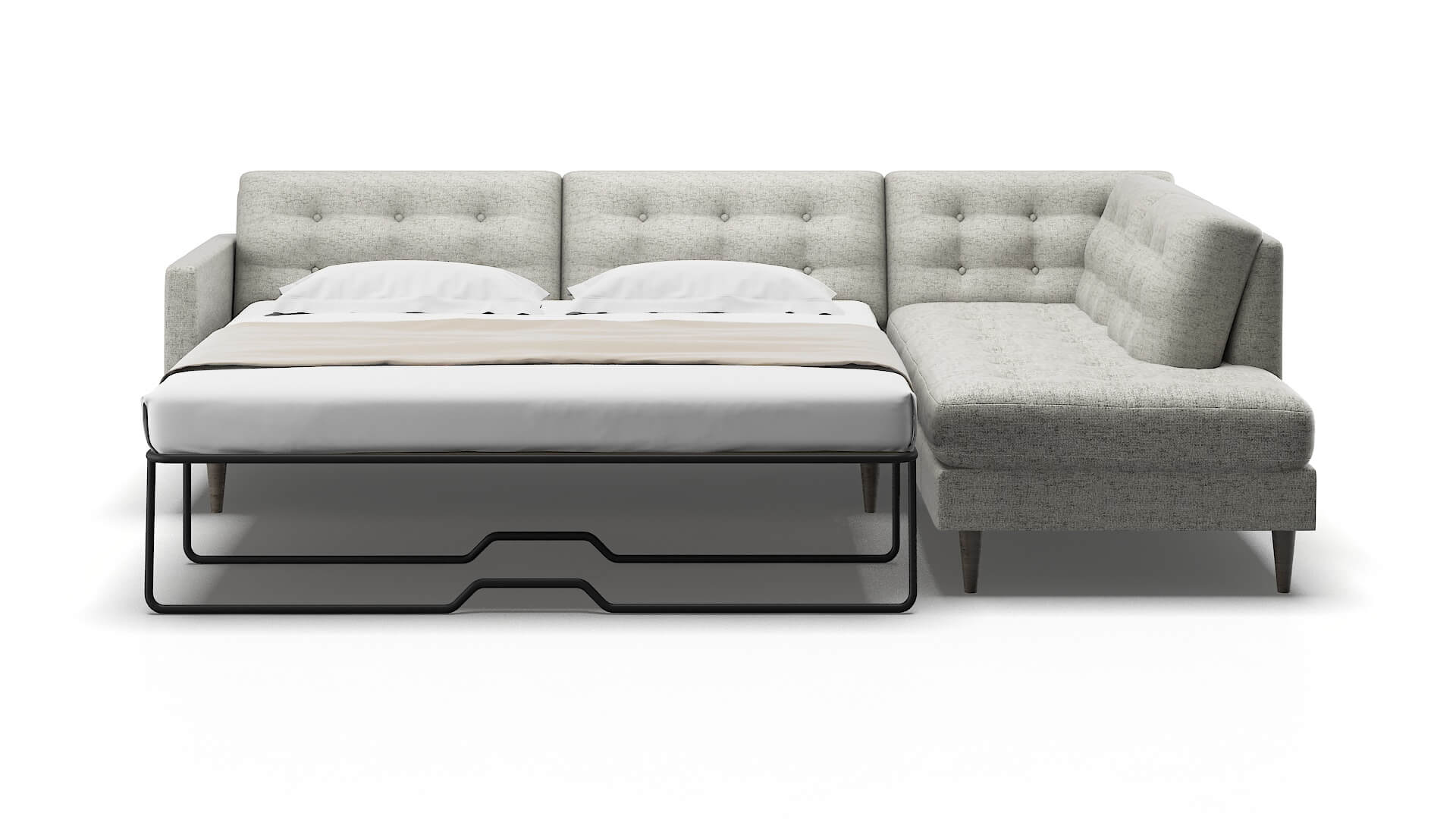 Oslo Oceanside Granite Panel Sleeper Espresso legs 1