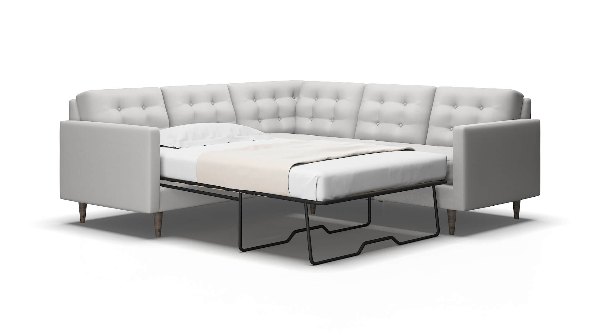 Oslo Prisma steam Sectional sleeper Espresso Legs  2