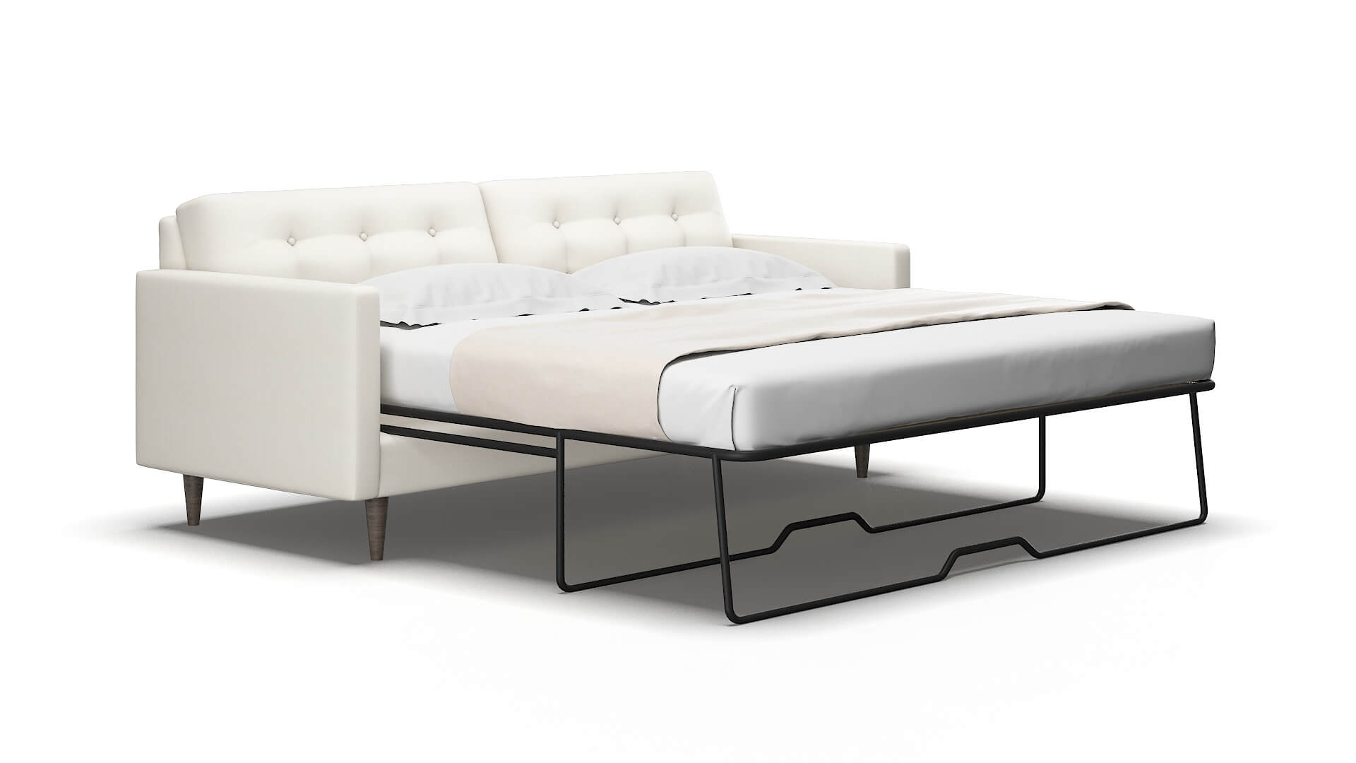 Oslo R_prize cream Sofa sleeper Espresso Legs  2