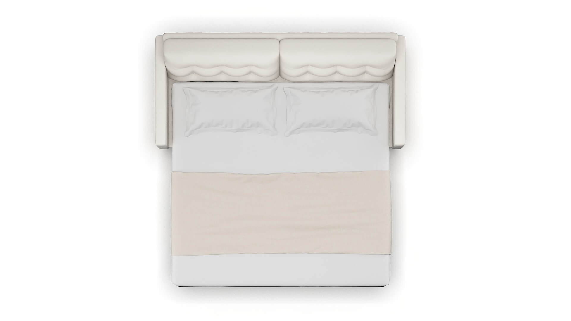 Oslo Redondo Pearl Sofa Sleeper Espresso legs 3