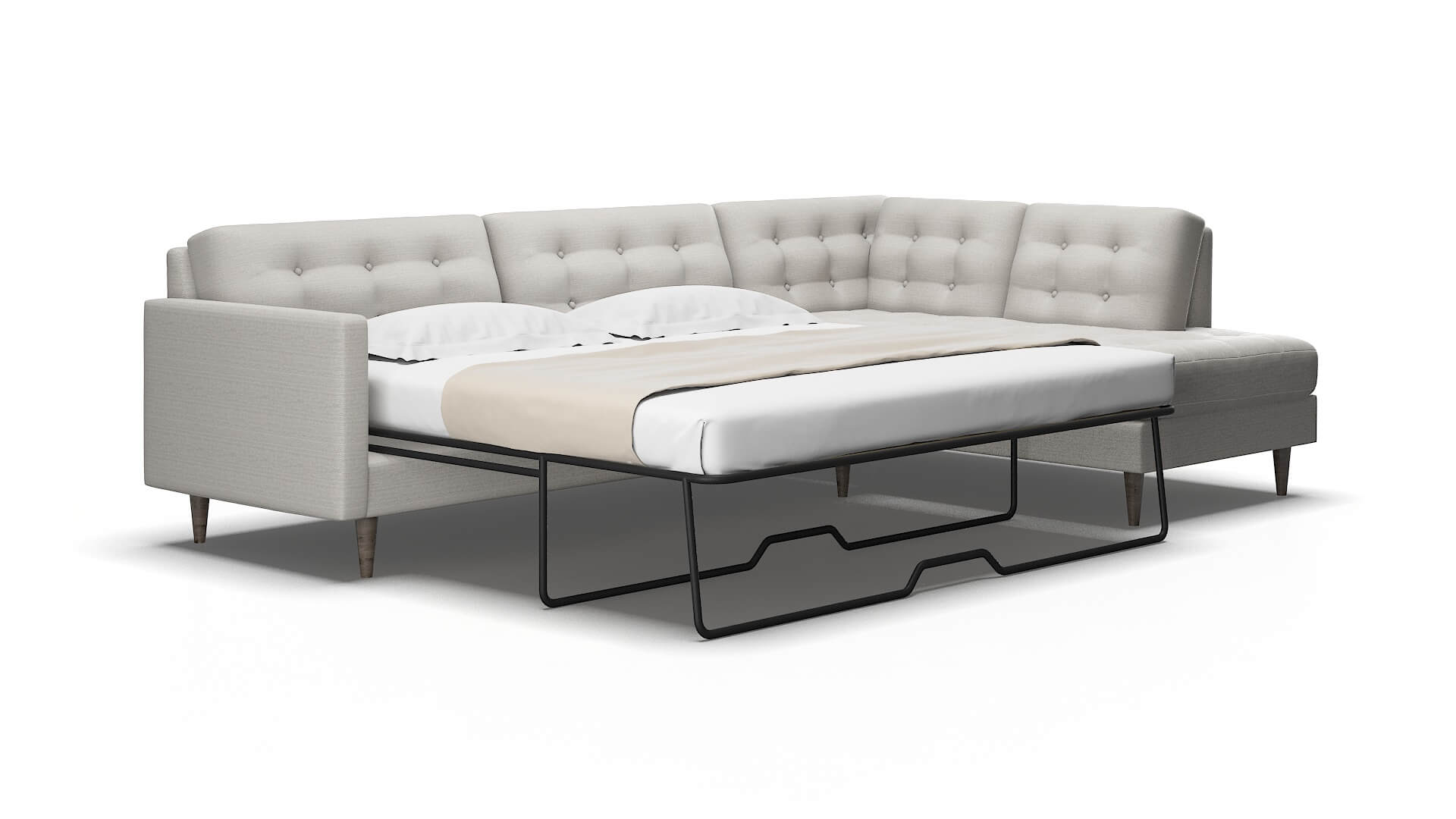 Oslo Redondo stone Panel sleeper Espresso Legs  2