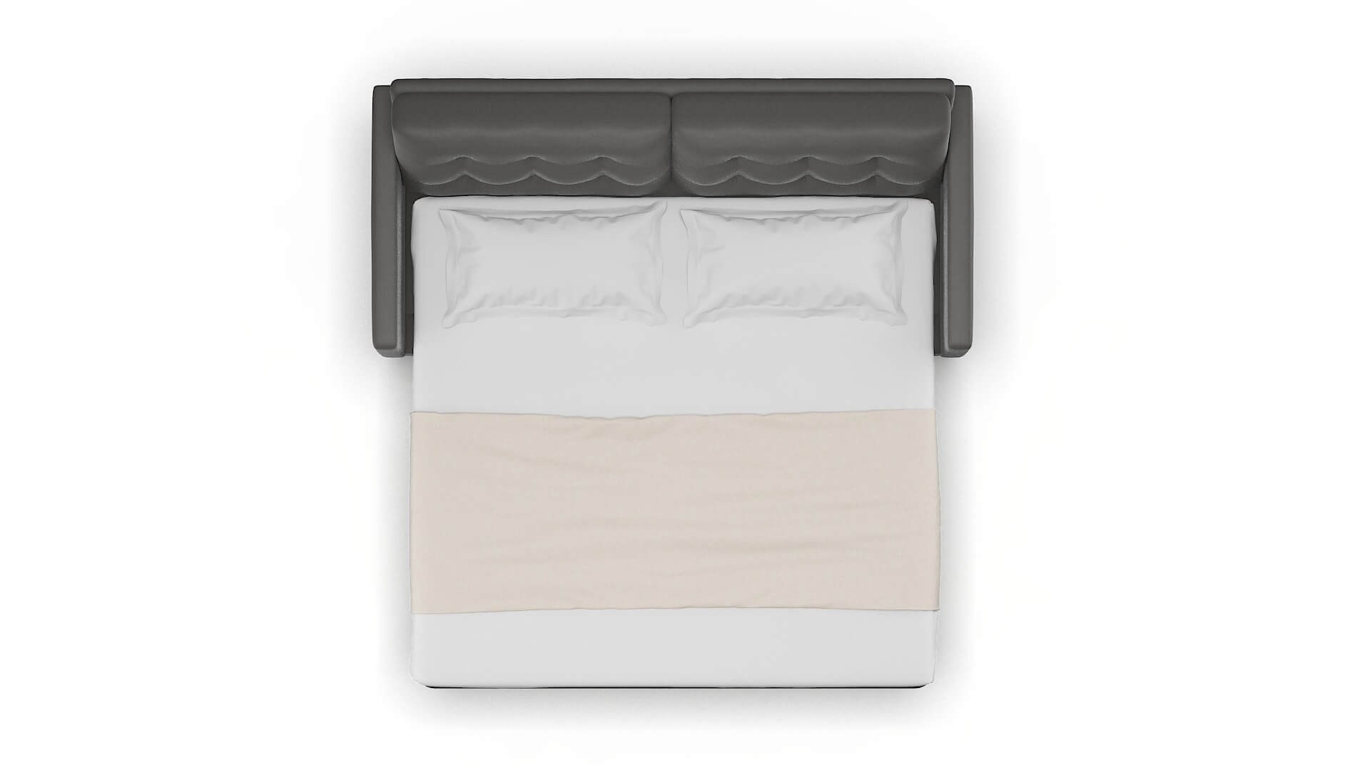 Oslo Rocket Charcoal Sofa Sleeper Espresso legs 3