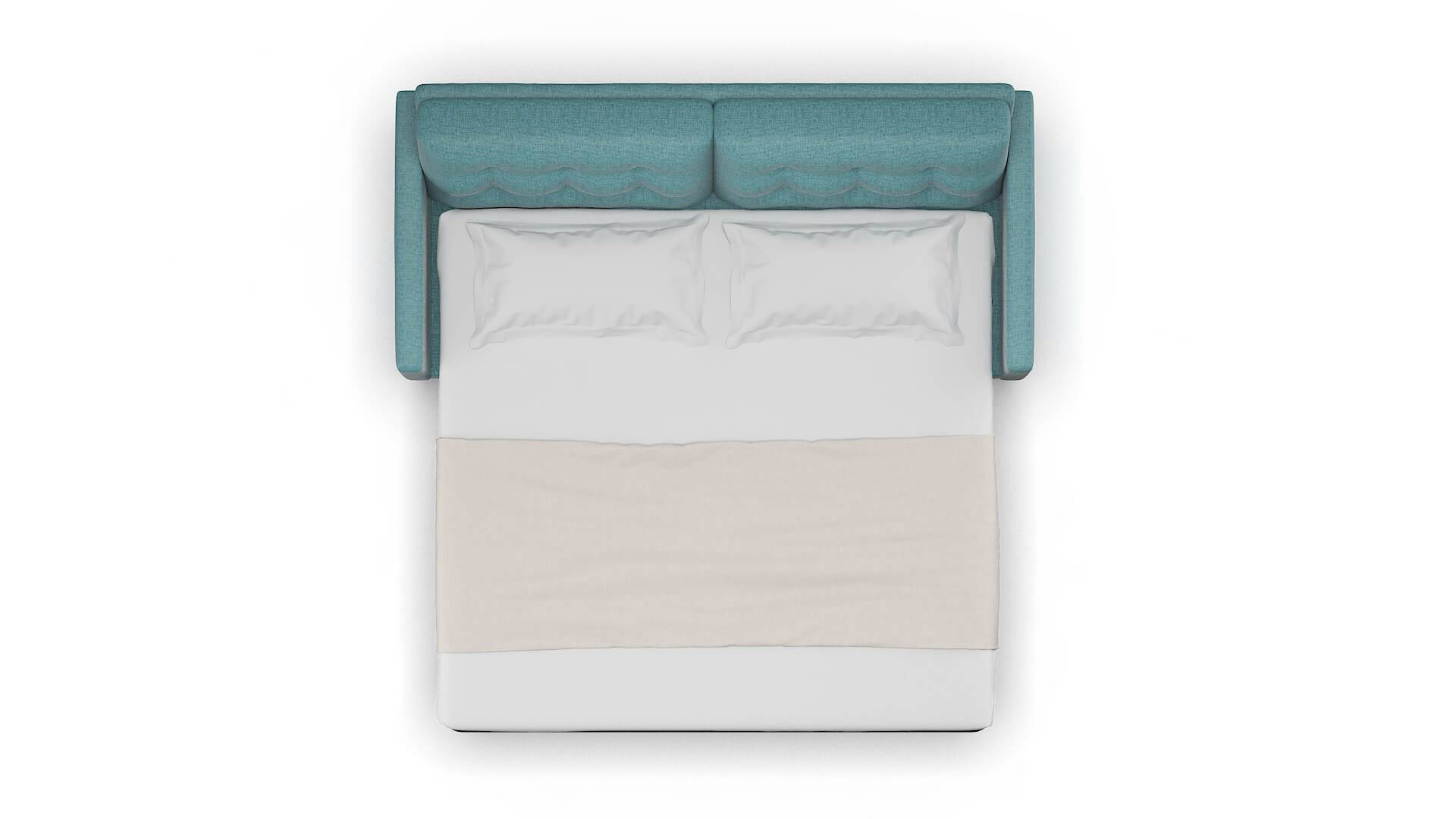 Oslo Rocket Peacock Sofa Sleeper Espresso legs 3