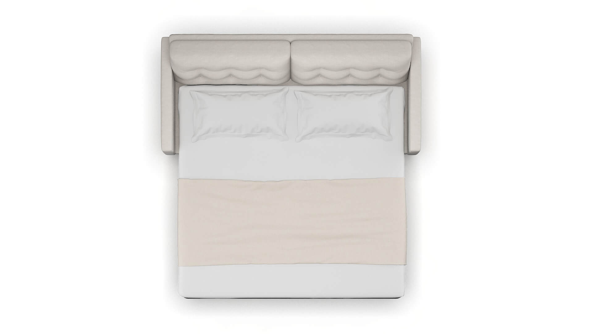 Oslo Suave Dove Sofa Sleeper Espresso legs 3