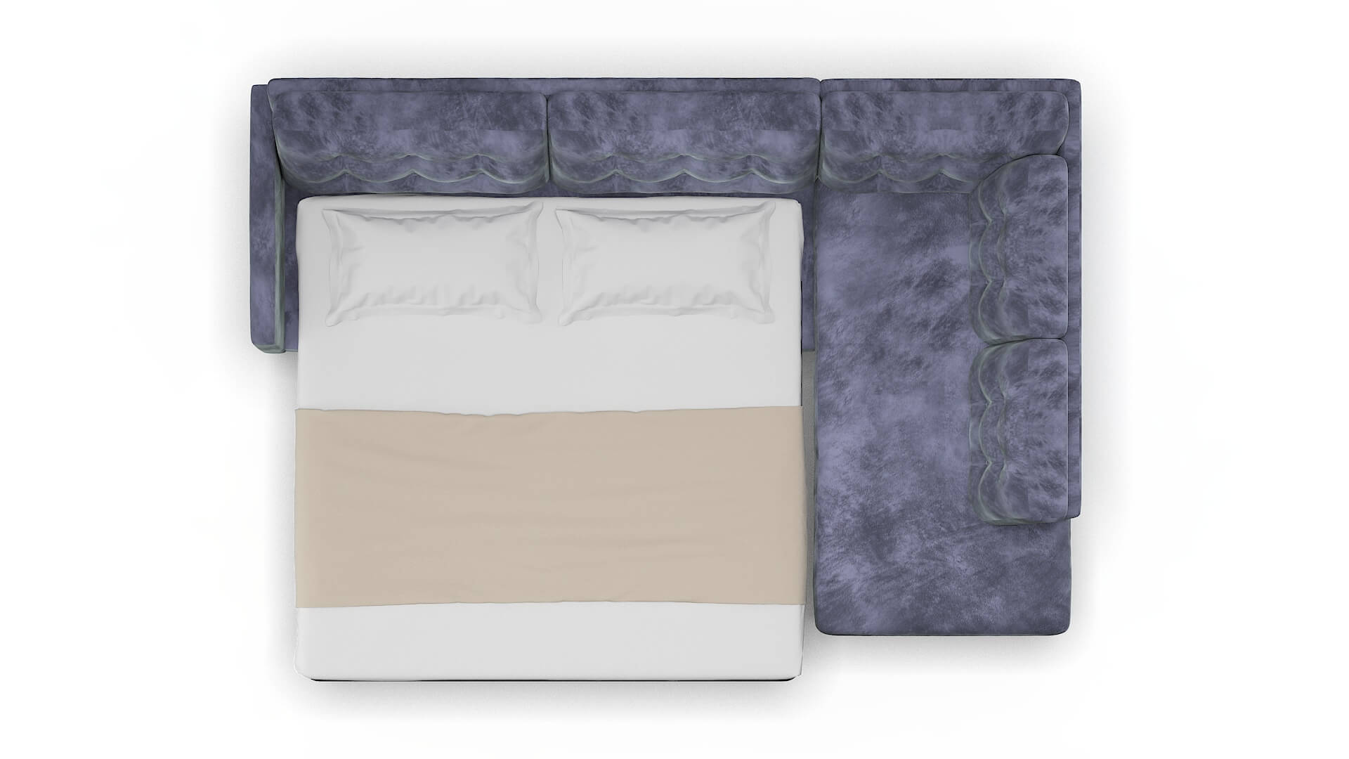 Oslo Terrain Dusk Panel Sleeper Espresso legs 3