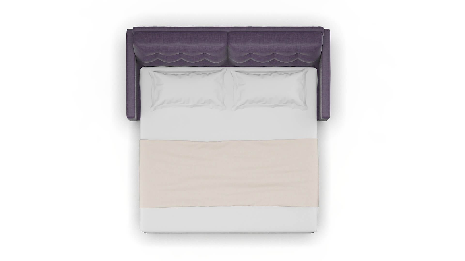 Oslo Tess Blackberry Sofa Sleeper Espresso legs 3