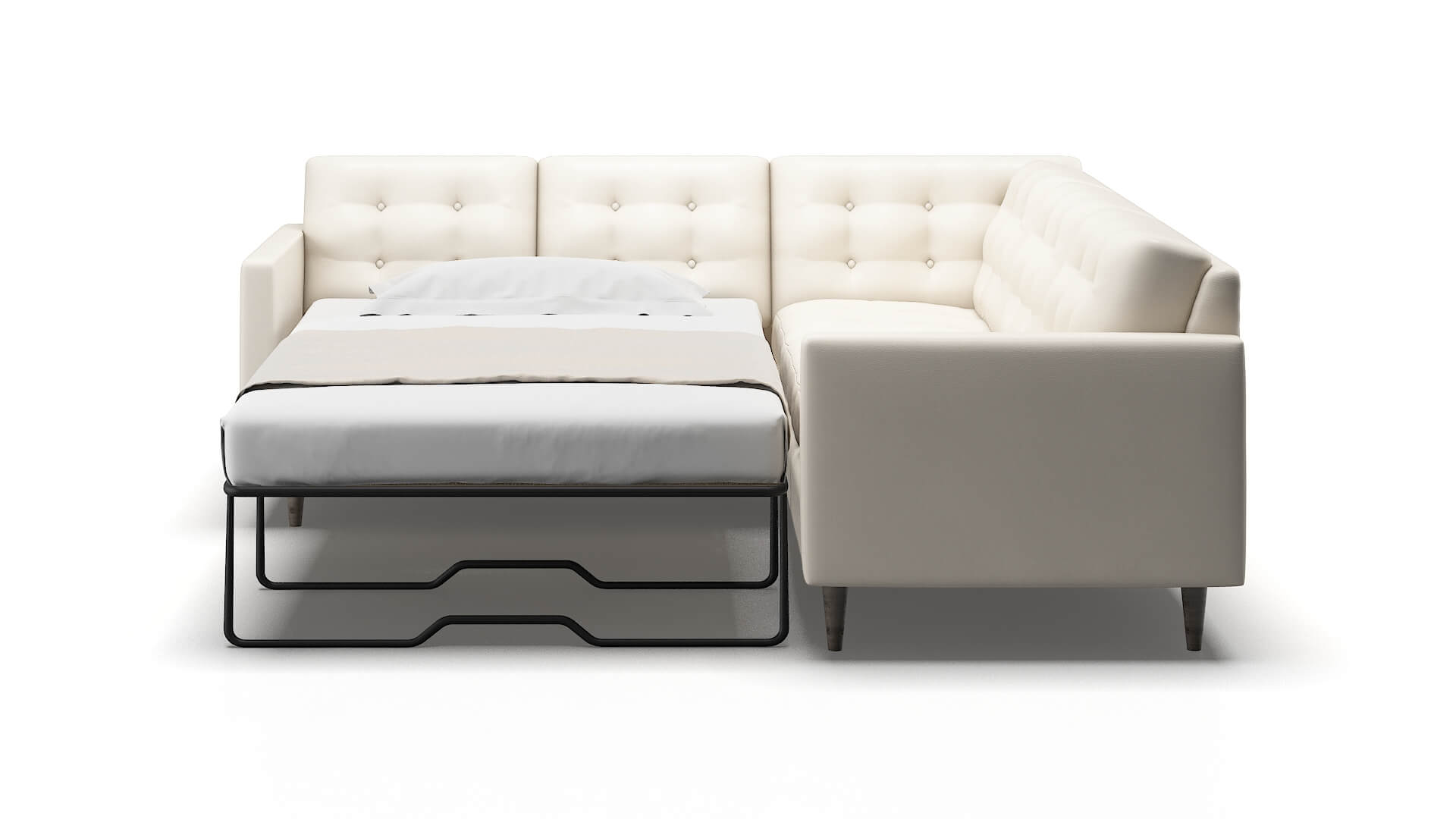 Oslo Urban_d Snow Sectional Sleeper Espresso legs 1