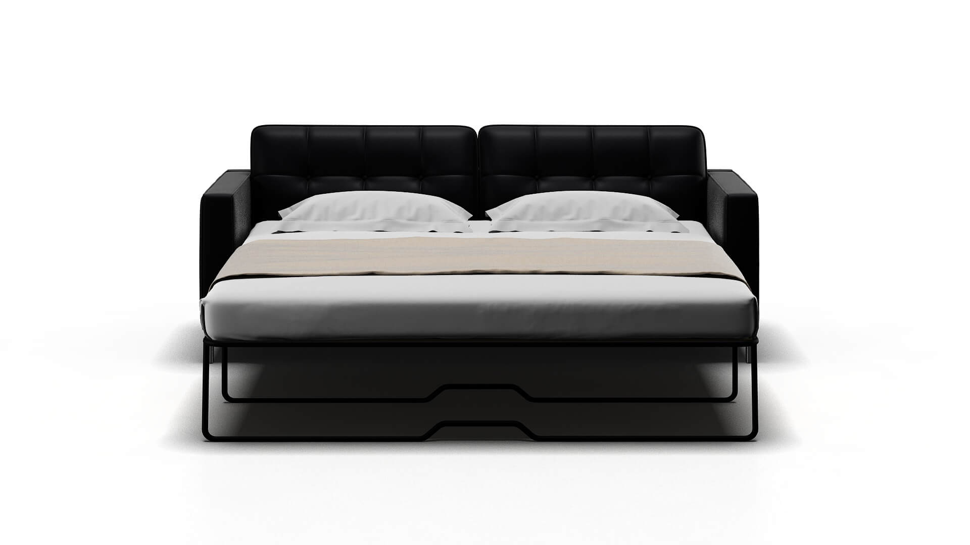 Oxford Atlas_plz Navy Sofa Sleeper Espresso legs 1