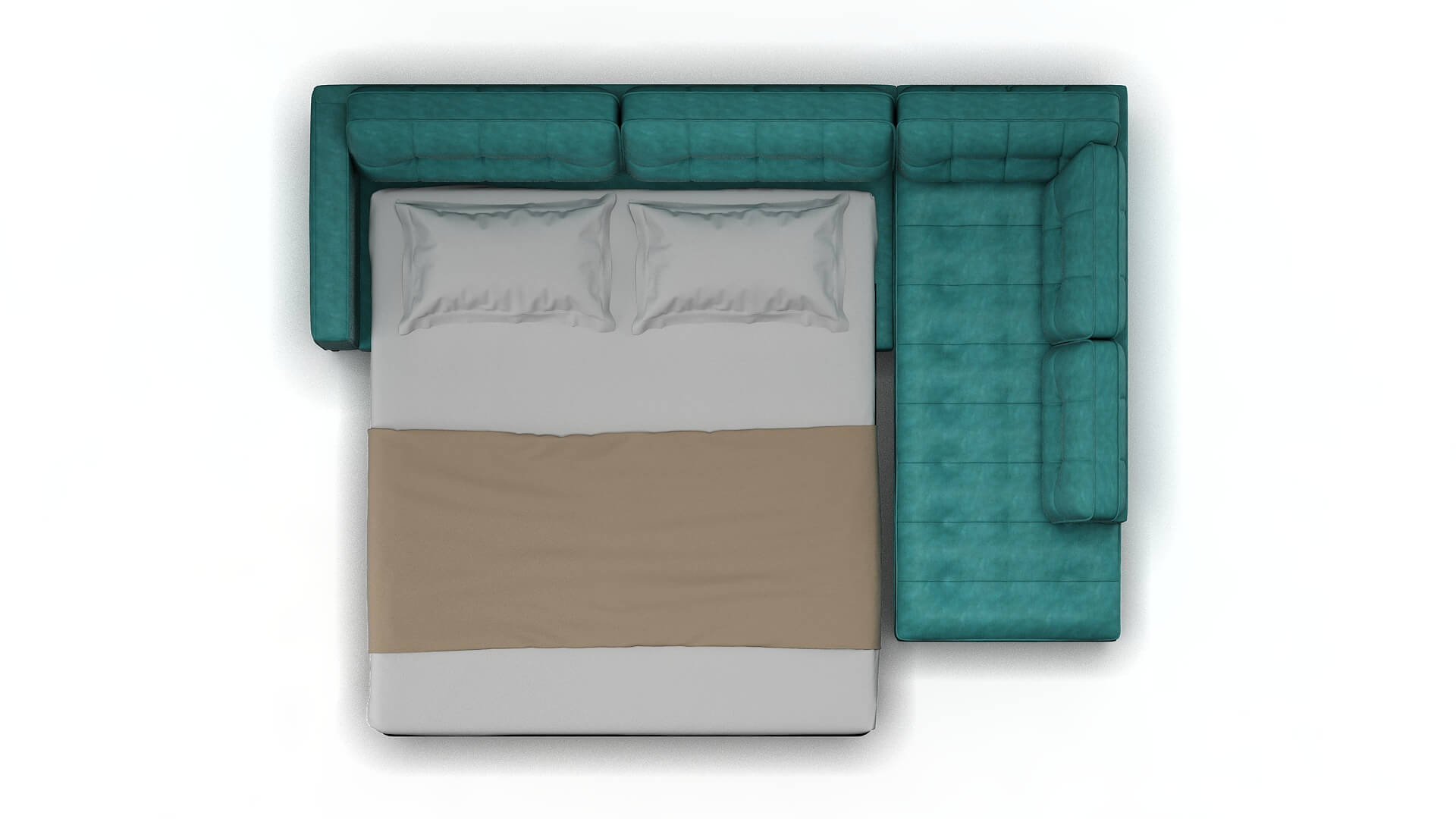 Oxford Avalon_hp Aqua Panel Sleeper Espresso legs 3