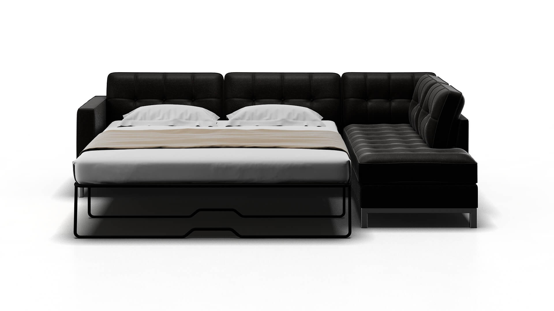 Oxford Avenger Denim Panel Sleeper Espresso legs 1