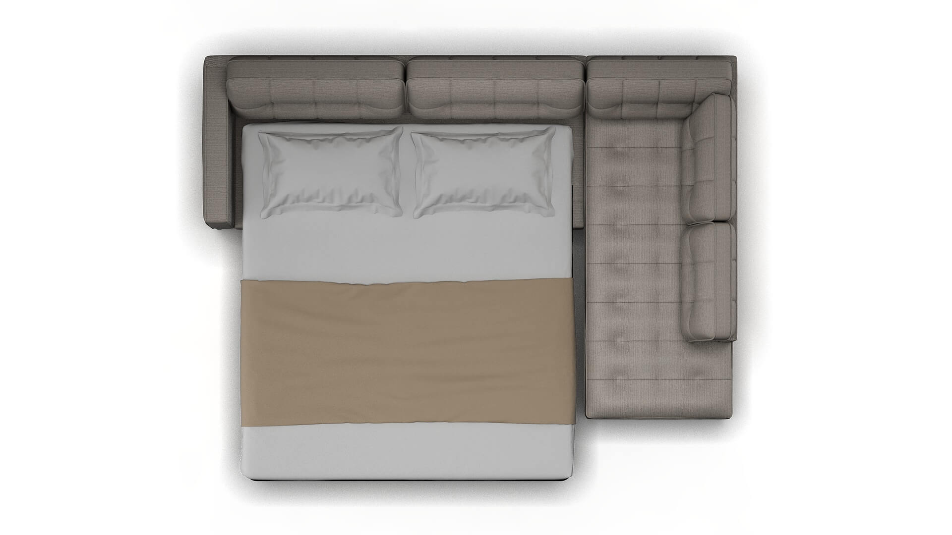 Oxford Avenger Dolphin Panel Sleeper Espresso legs 3