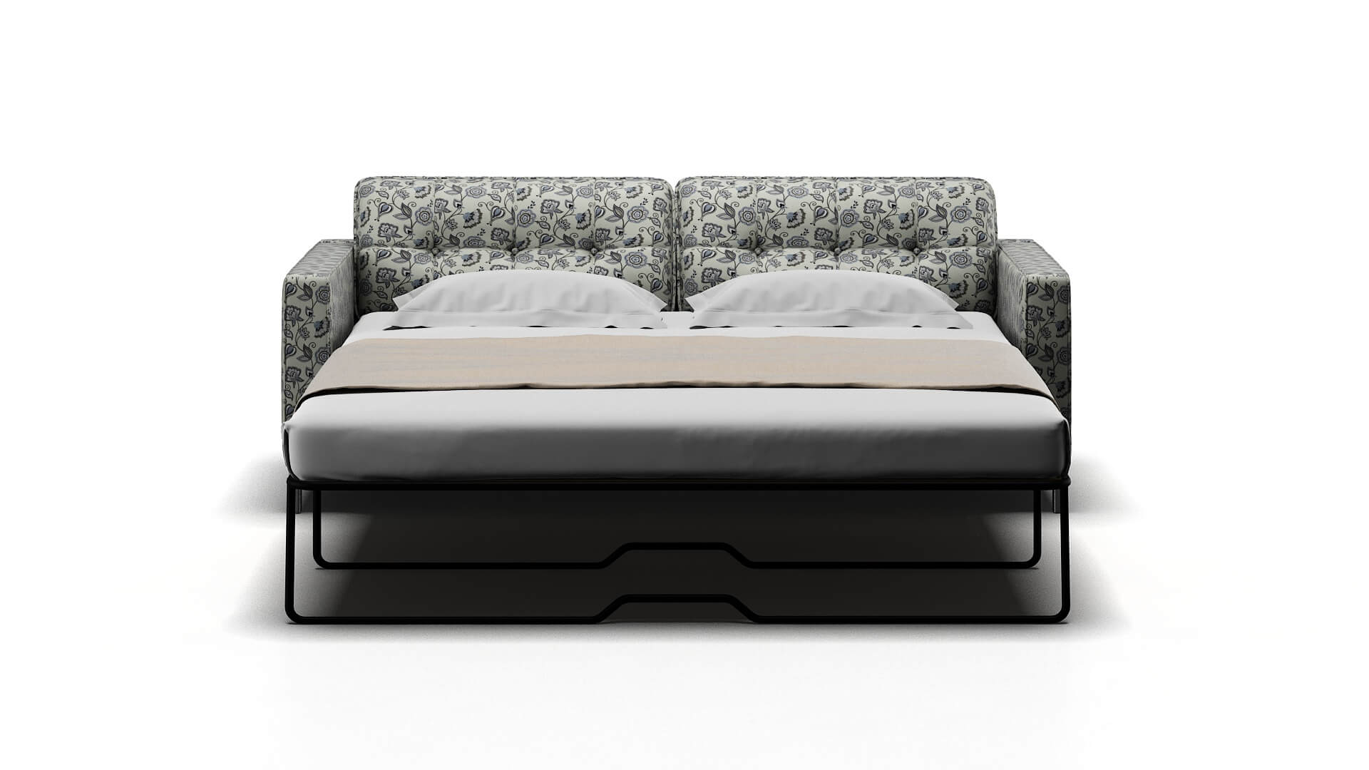 Oxford Avignon Sky Sofa Sleeper Espresso legs 1