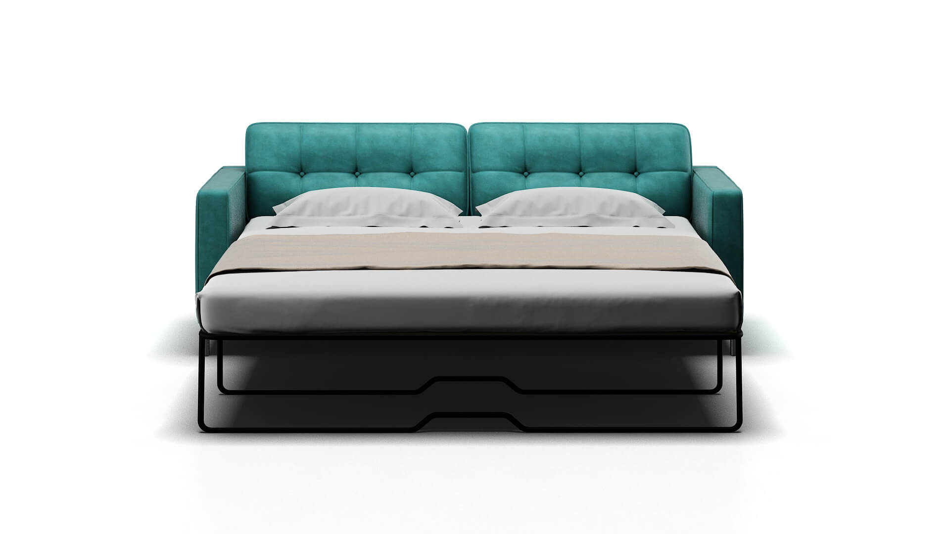 Oxford Bella Caribbean Sofa Sleeper Espresso legs 1