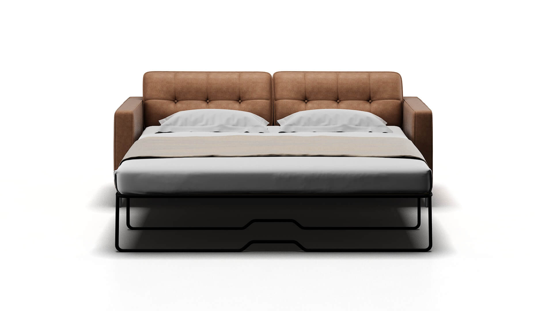 Oxford Bella Cocoa Sofa Sleeper Espresso legs 1