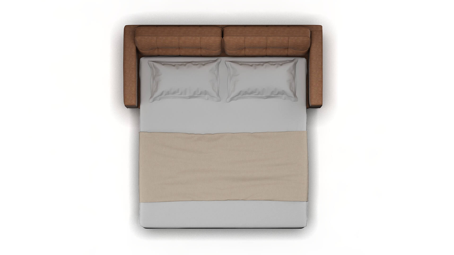 Oxford Bella Cocoa Sofa Sleeper Espresso legs 3