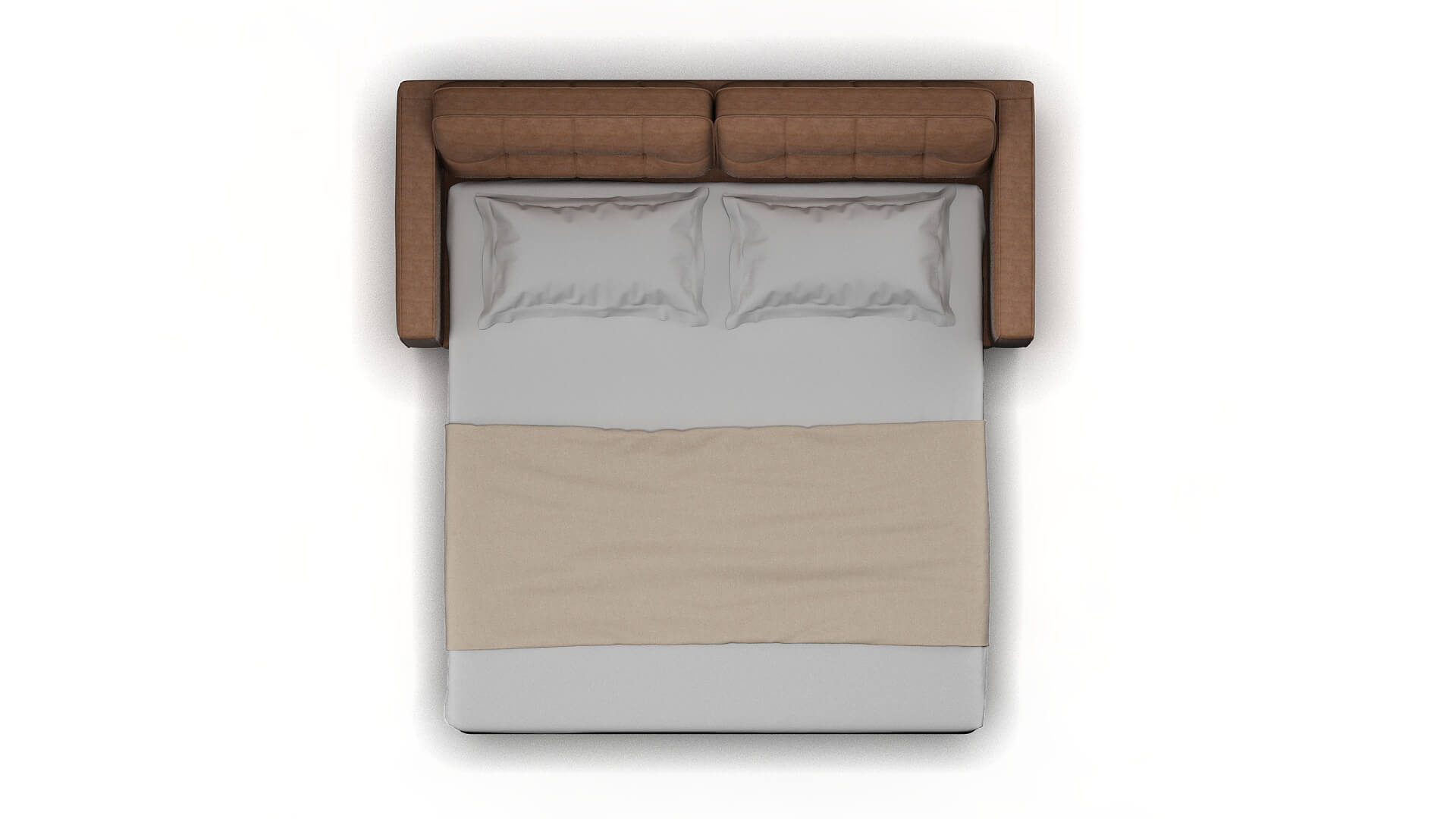 Oxford Bella Pewter Sofa Sleeper Espresso legs 3