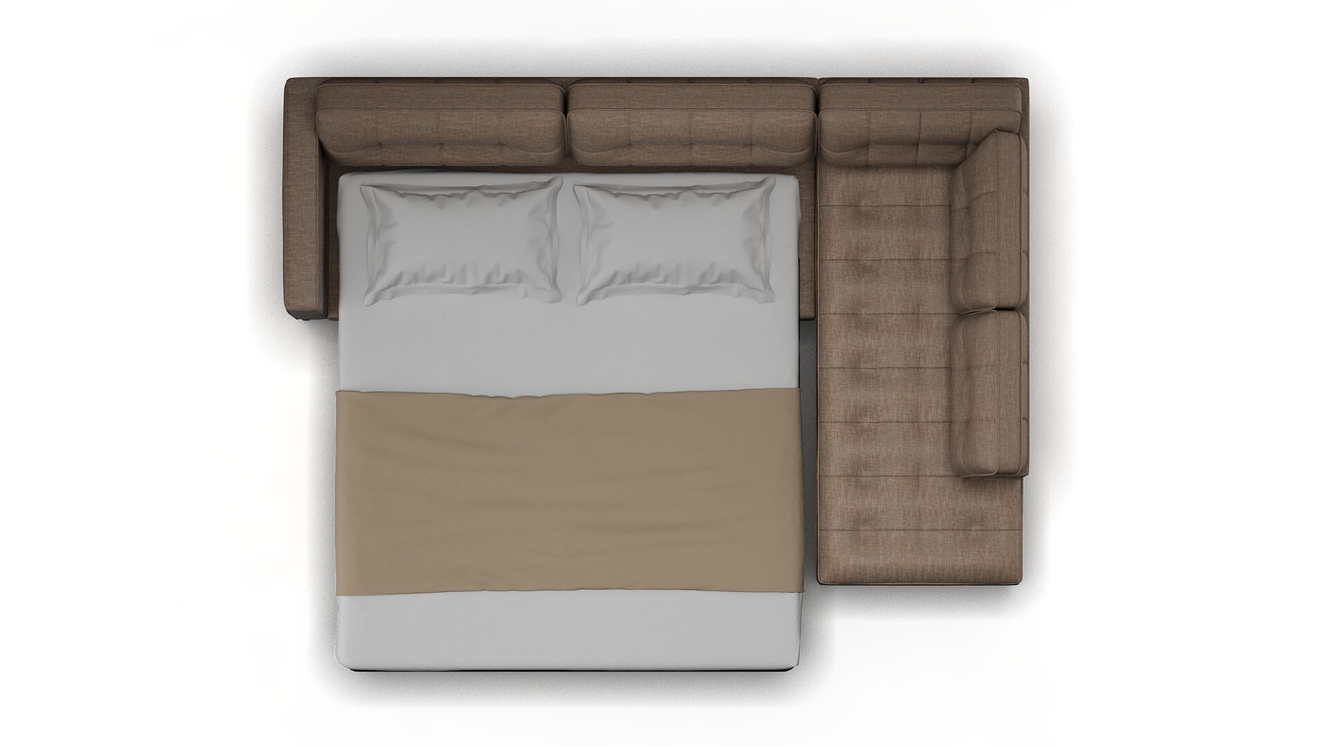 Oxford Clyde Dolphin Panel Sleeper Espresso legs 3