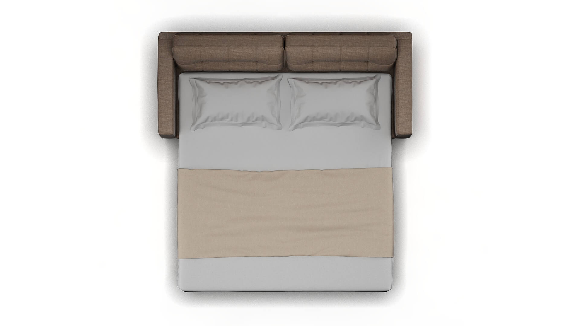 Oxford Clyde Dolphin Sofa Sleeper Espresso legs 3