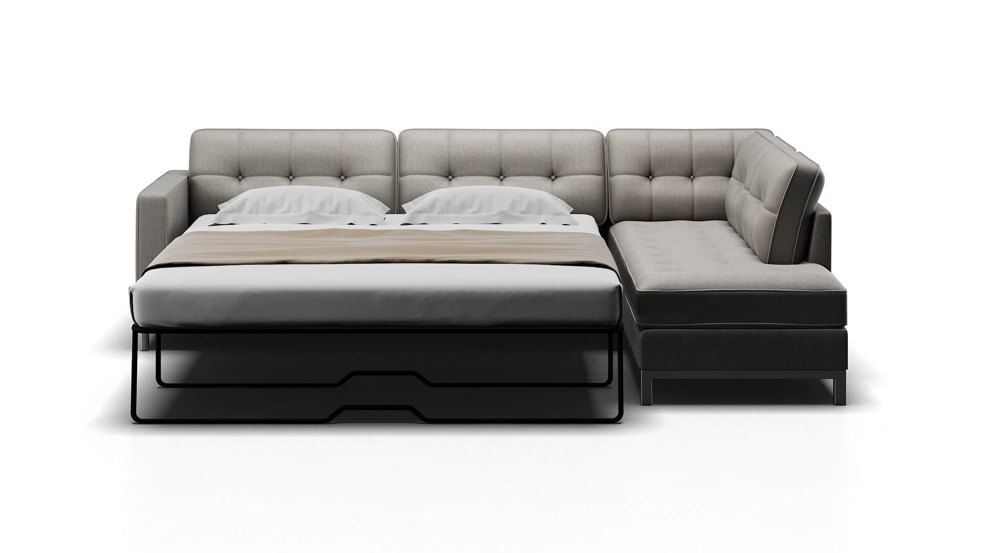 Oxford Curious Spa Panel Sleeper Espresso legs 1