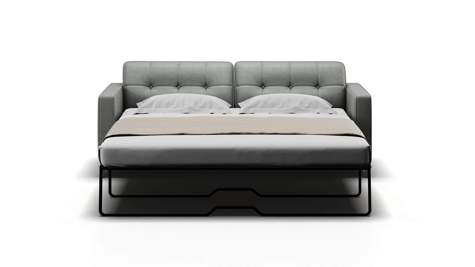 Oxford Dawson Platinum Sofa Sleeper Espresso legs 1