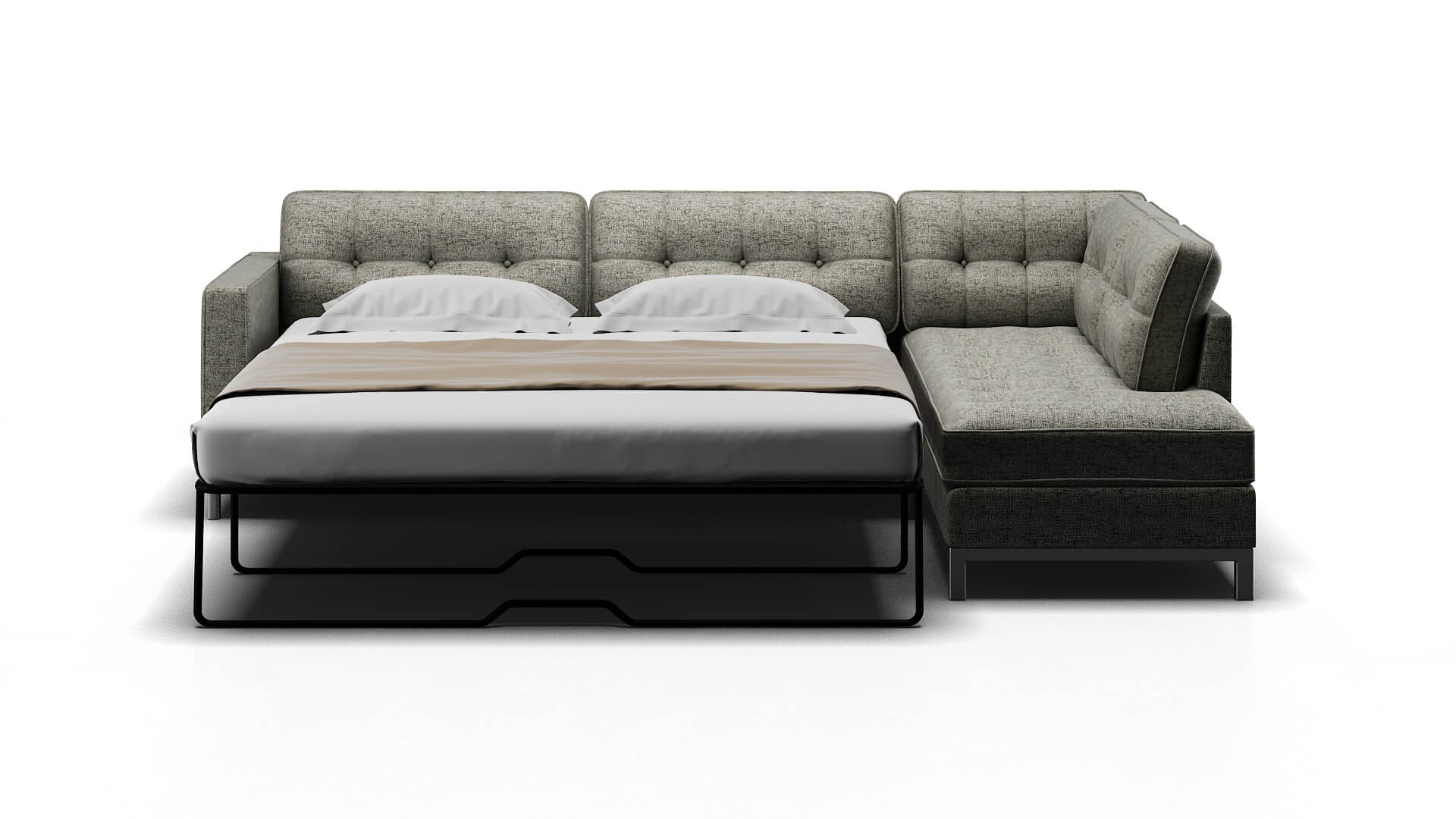 Oxford Derby Ash Panel Sleeper Espresso legs 1