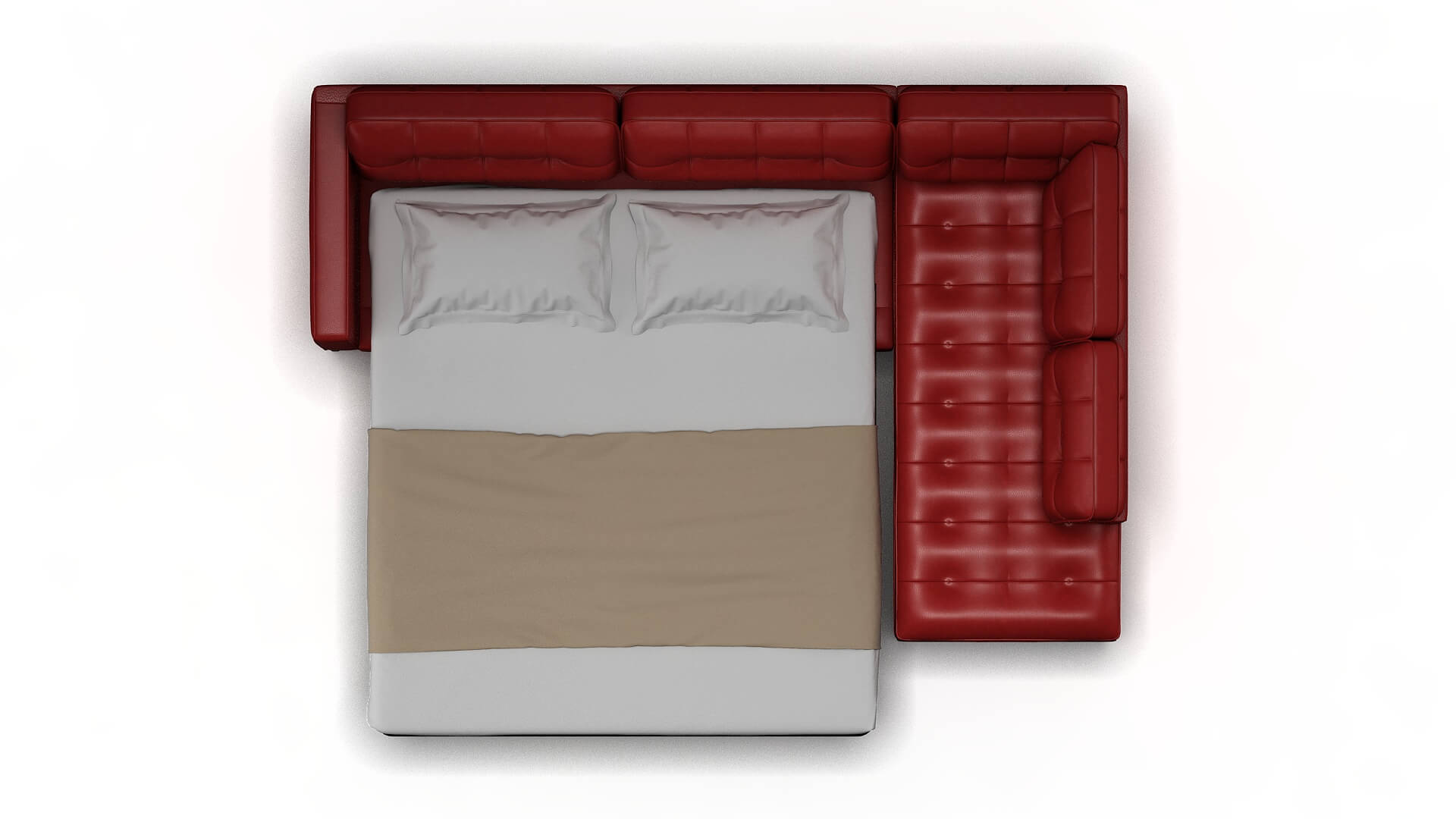 Oxford Dillion Cordovan Panel Sleeper Espresso legs 3