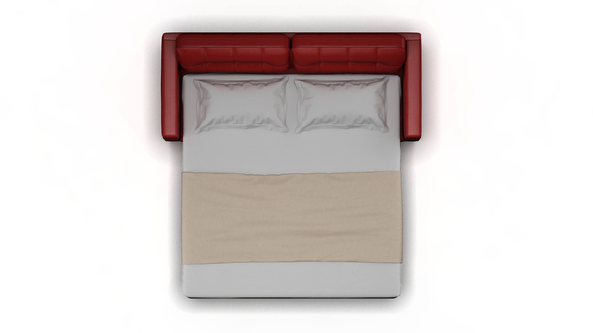 Oxford Dillion Cordovan Sofa Sleeper Espresso legs 3